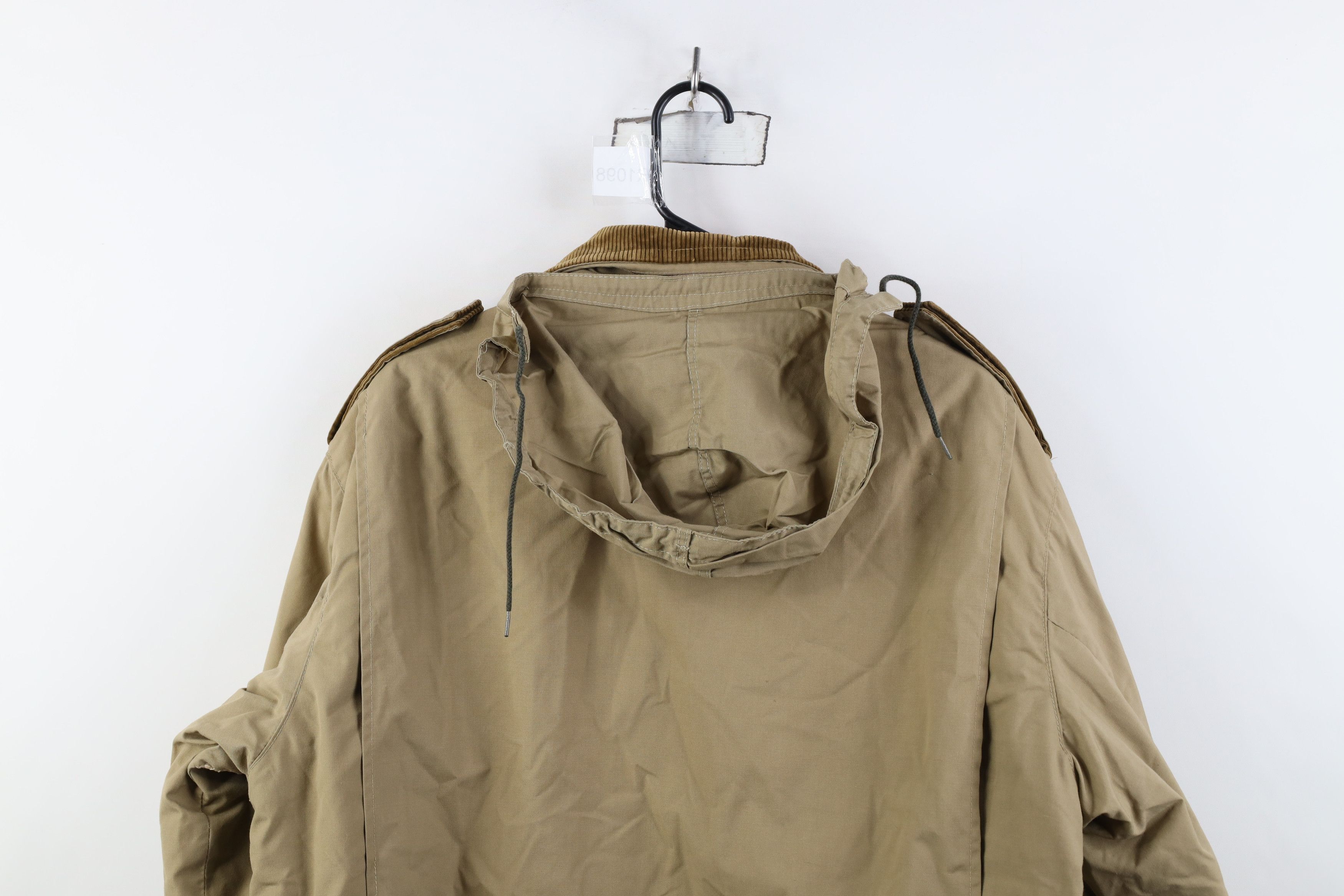 Vintage Vintage 70s Streetwear Fleece Lined Hooded Bomber Jacket USA Size US XL / EU 56 / 4 - 14 Thumbnail