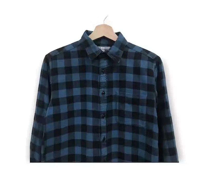 Flannel Japanese Brand Uniqlo Plaid Tartan Flannel Shirt Size US S / EU 44-46 / 1 - 2 Thumbnail