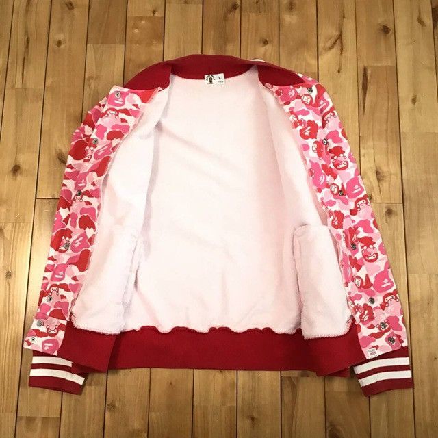 Bape × Nigo BAPE MILO ABC camo pink sweat varsity jacket a bathing ape Size US L / EU 52-54 / 3 - 7 Thumbnail