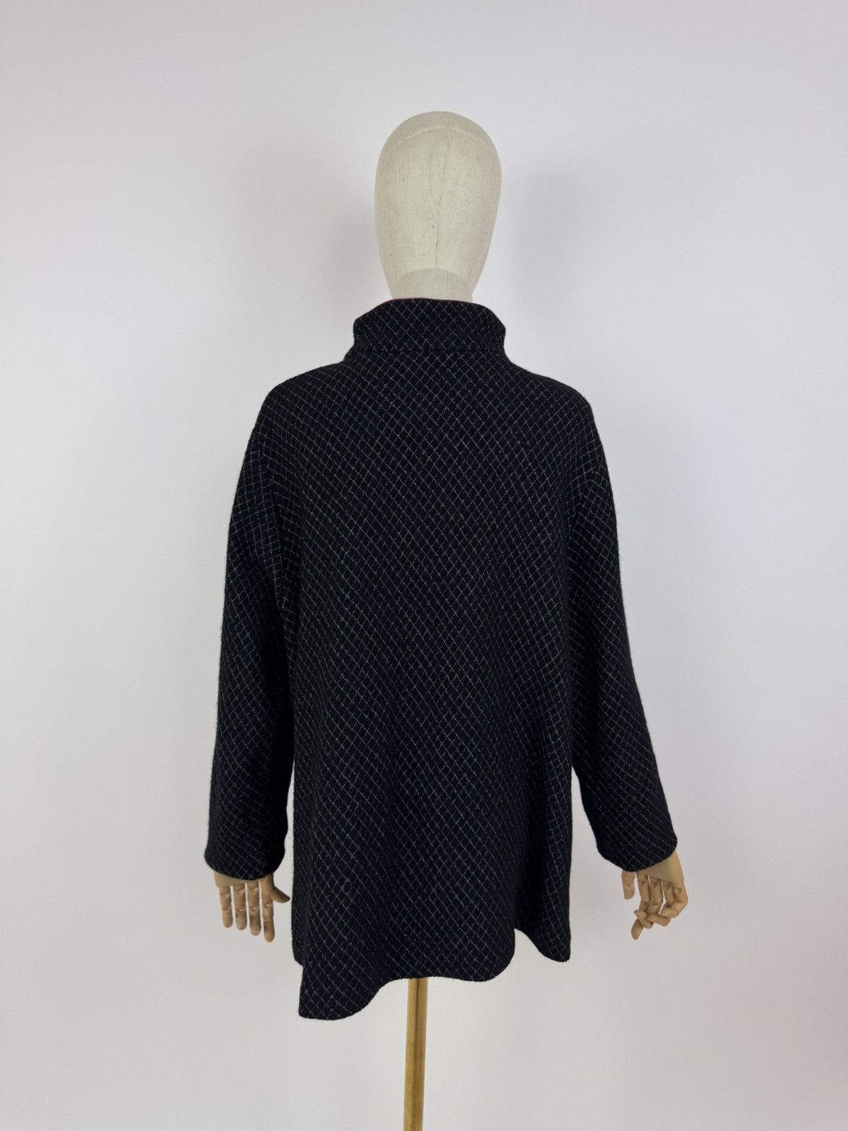 Annikki Karvinen × Designer × Handmade ANNIKKI KARVINEN Wool Zipper Cardigan Blazer Jacket Handmade Size L / US 10 / IT 46 - 5 Thumbnail
