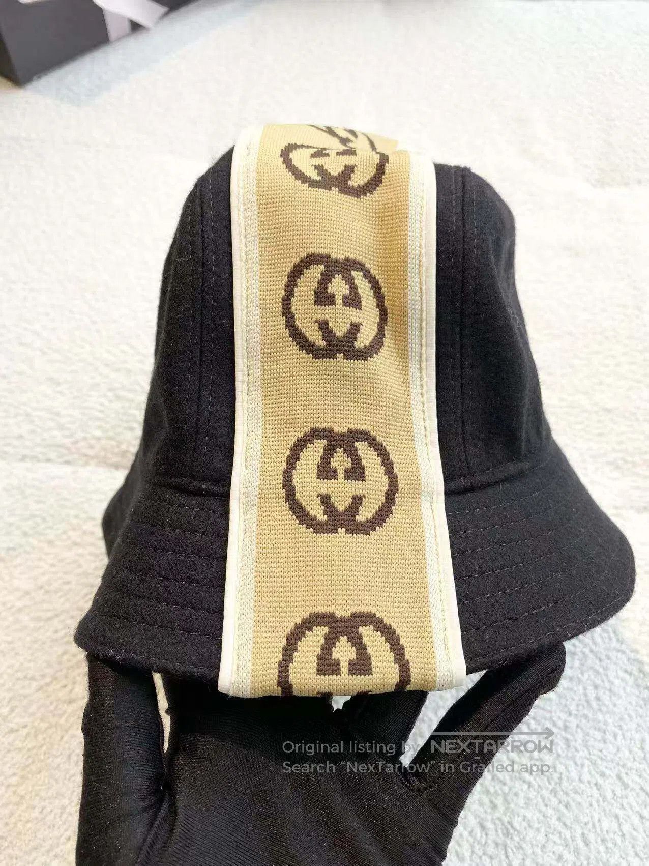 Gucci Guicci Size L String label bucket hat| Size ONE SIZE - 3 Thumbnail