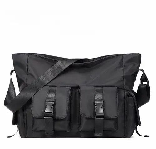 Japanese Brand Kusuno x Maki High Street Retro Large Capacity Shoulder Bag Size ONE SIZE - 3 Thumbnail