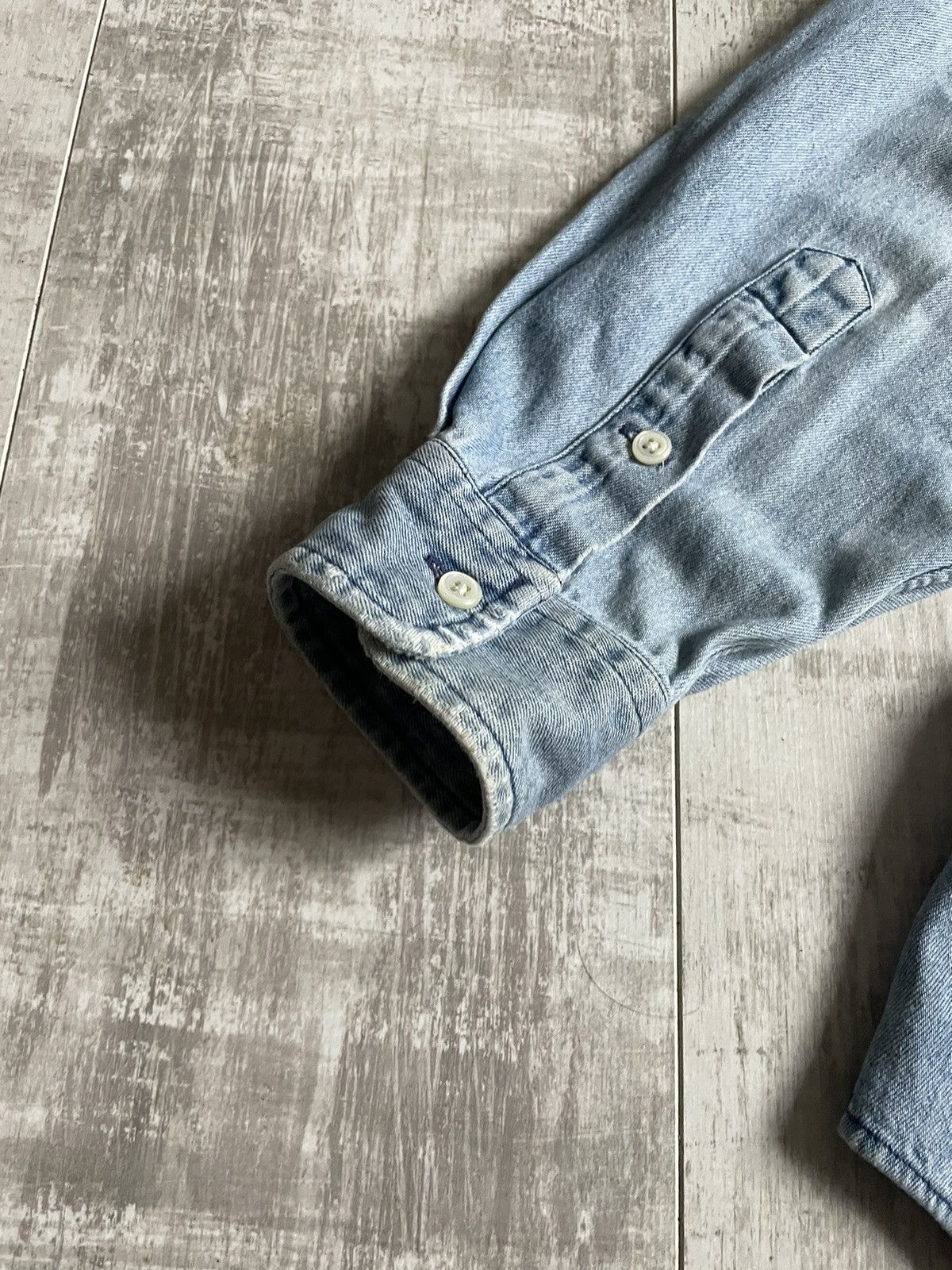 Polo Ralph Lauren × Vintage Polo Ralph Lauren Vintage Shirts Y2K Denim Jeans Faded Size US M / EU 48-50 / 2 - 9 Thumbnail