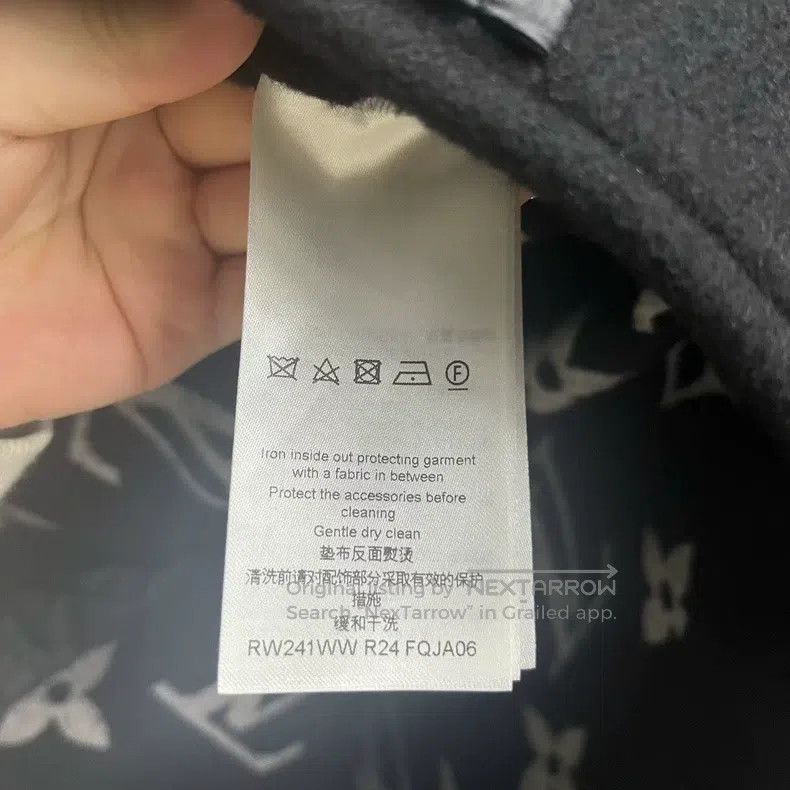 Louis Vuitton Louis Vuitton Black Patchwork Hooded Zip Long Sleeve Loose Size XS / US 0-2 / IT 36-38 - 3 Thumbnail