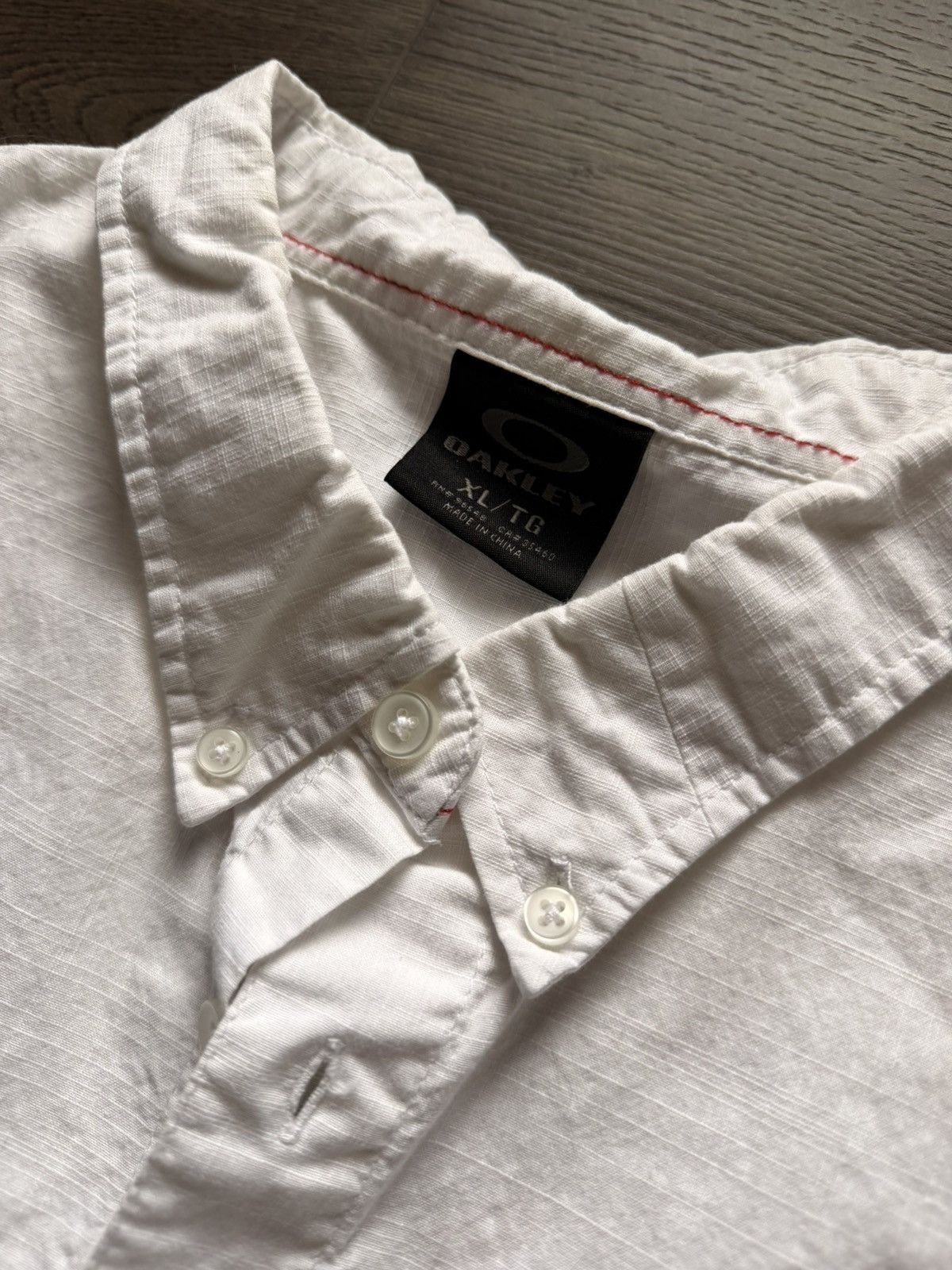 Oakley Vintage Oakley Shirt Short Sleeve Size US XL / EU 56 / 4 - 4 Thumbnail