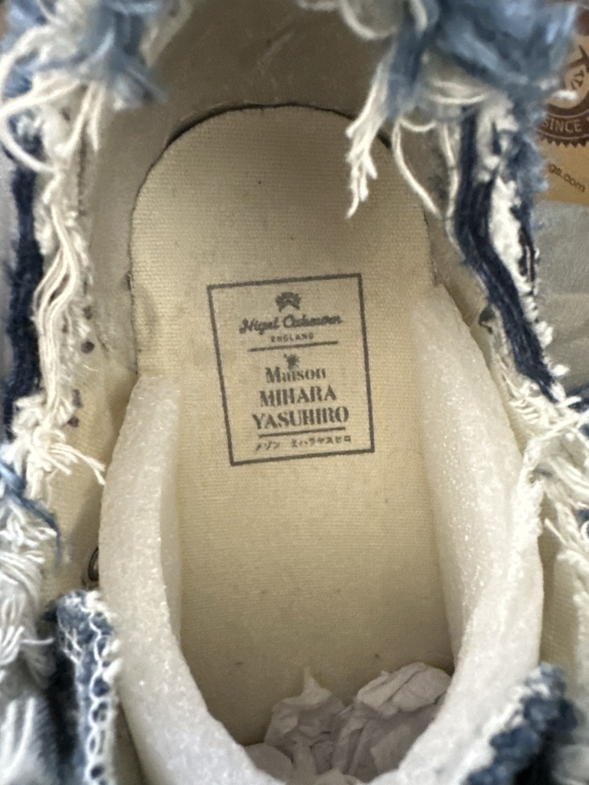 Maison MIHARA YASUHIRO Maison Mihara Yasuhiro x Nigel Cabourn Low Cut Denim Sneaker Size US 8 / EU 41 - 14 Thumbnail
