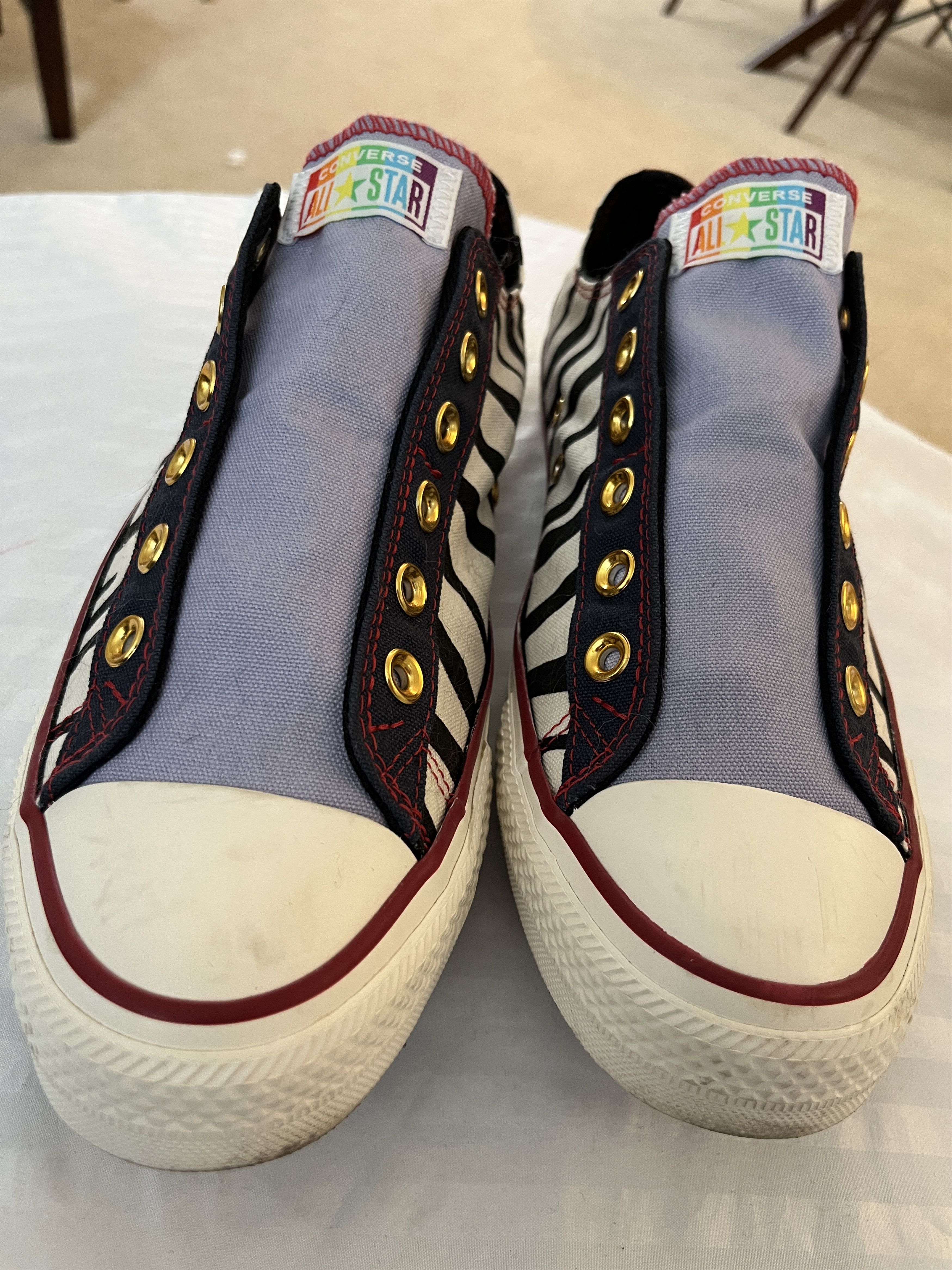 Converse Converse Chuck Taylor Zebra Slip-On Custom Pride Mens 8 Size US 8 / EU 41 - 1 Thumbnail
