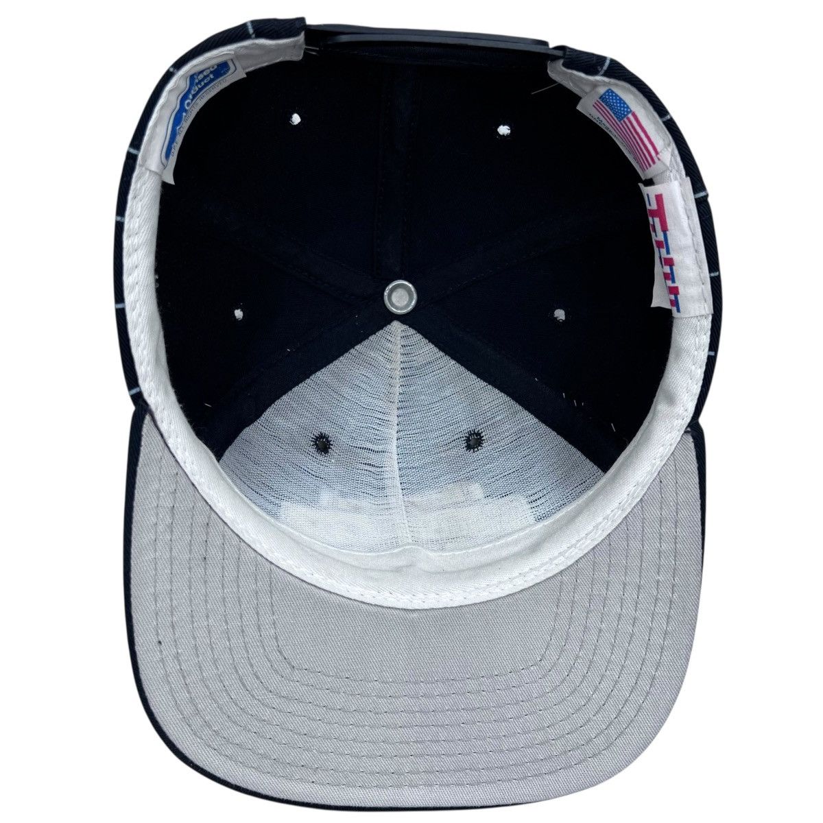NFL NFL Los Angeles Raiders Twill Pinstriped Spell Out Snapback Size ONE SIZE - 6 Thumbnail