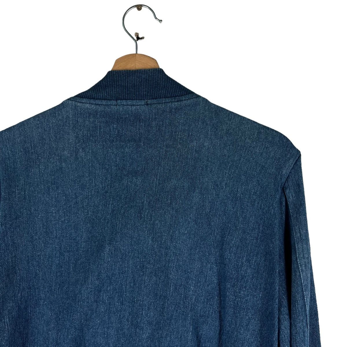 Japanese Brand 🔥VINTAGE DENIM BOMBER JACKET SUREVE ISSEY MIYAKE Size US S / EU 44-46 / 1 - 6 Thumbnail