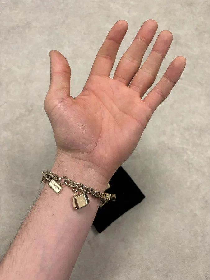 Dolce & Gabbana Dolce & Gabbana Gold Plated Charms Bracelet Size ONE SIZE - 3 Thumbnail