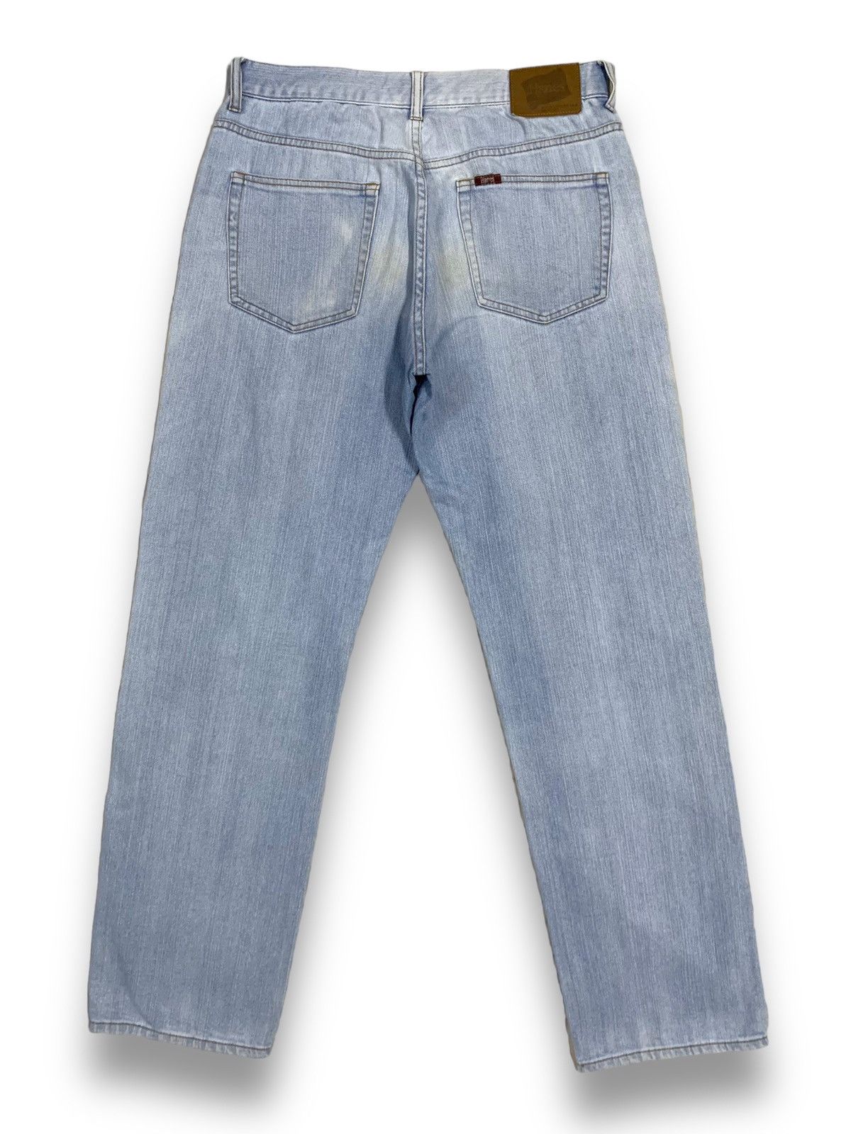 Hanes Vintage 80s Hanes North Carolina Distressed Jeans Size US 33 - 2 Thumbnail