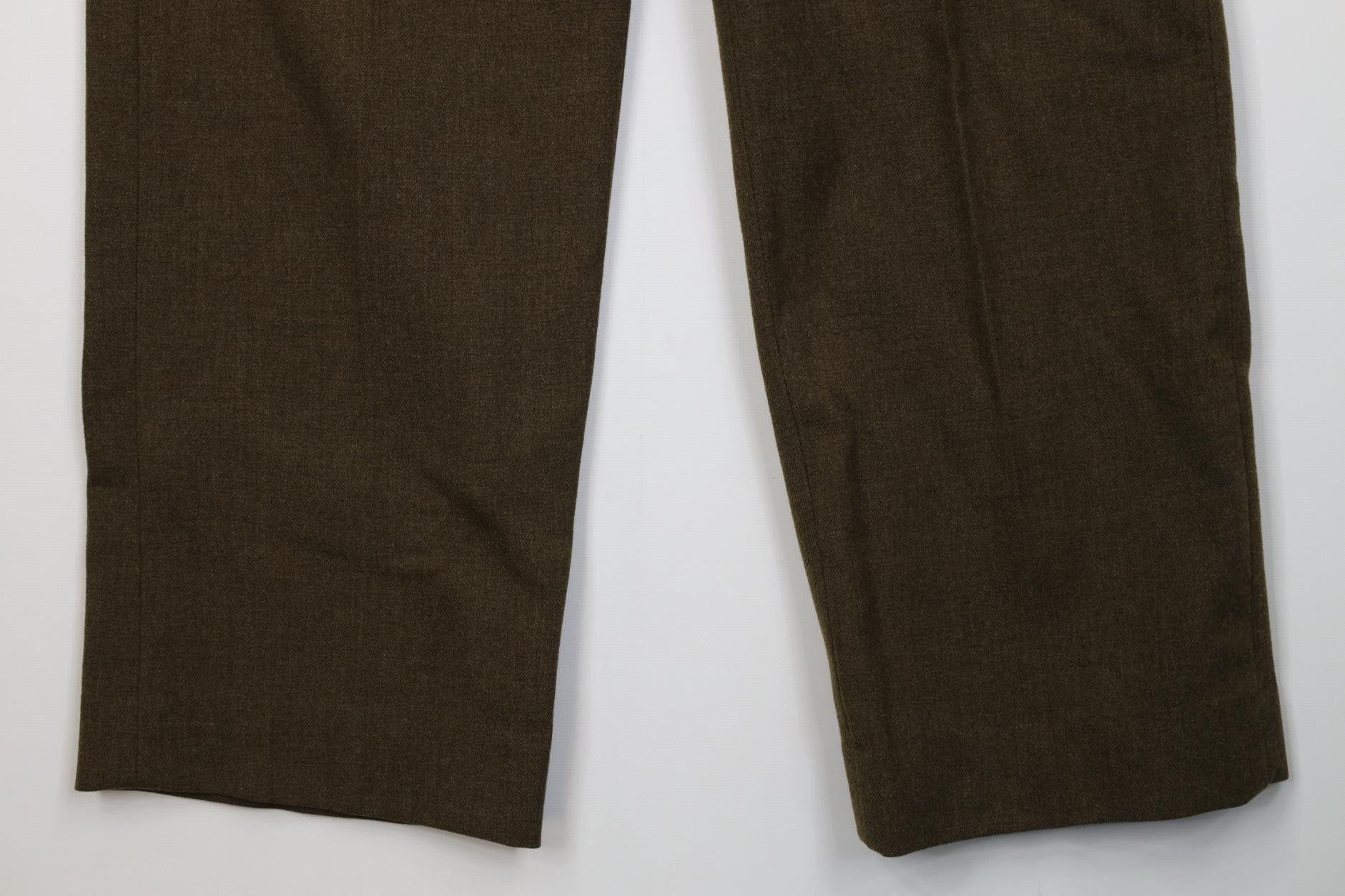 Vintage Vintage 50s USGI Korean War 18 oz Wide Leg Pants Green USA Size US 28 / EU 44 - 4 Thumbnail