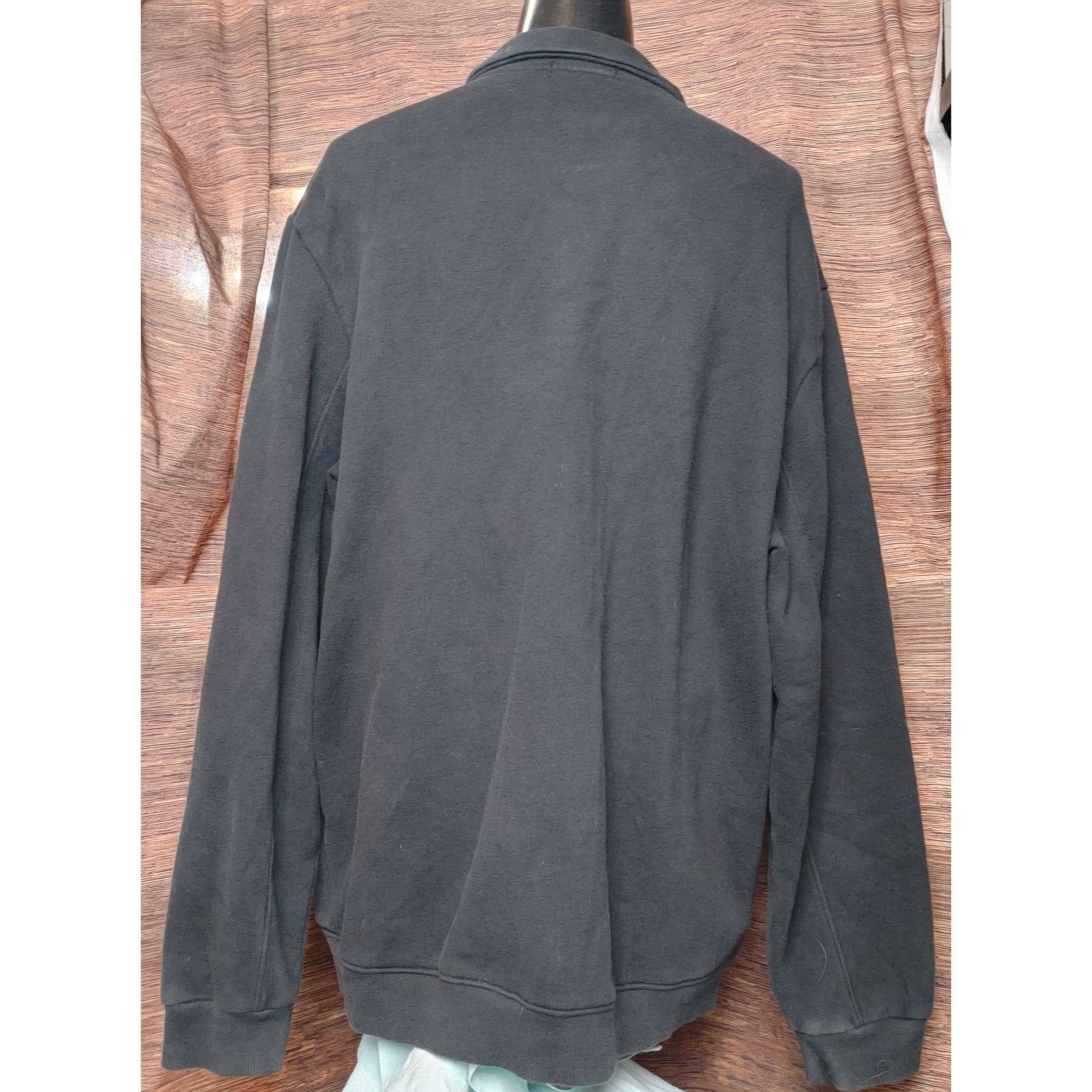 Calvin Klein CK Calvin Klein Black Zip Up Sweat Jacket Size Large Size US L / EU 52-54 / 3 - 2 Thumbnail