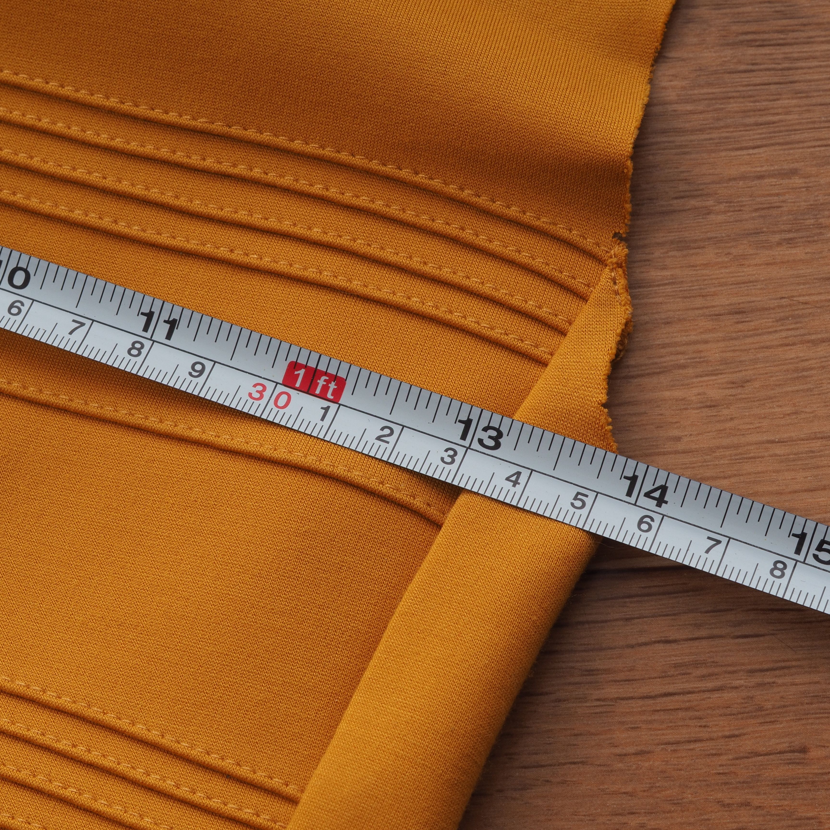 Maje Maje Madison Yellow Pleated Stretch Crepe Jersey Dress Size M / US 6-8 / IT 42-44 - 7 Thumbnail