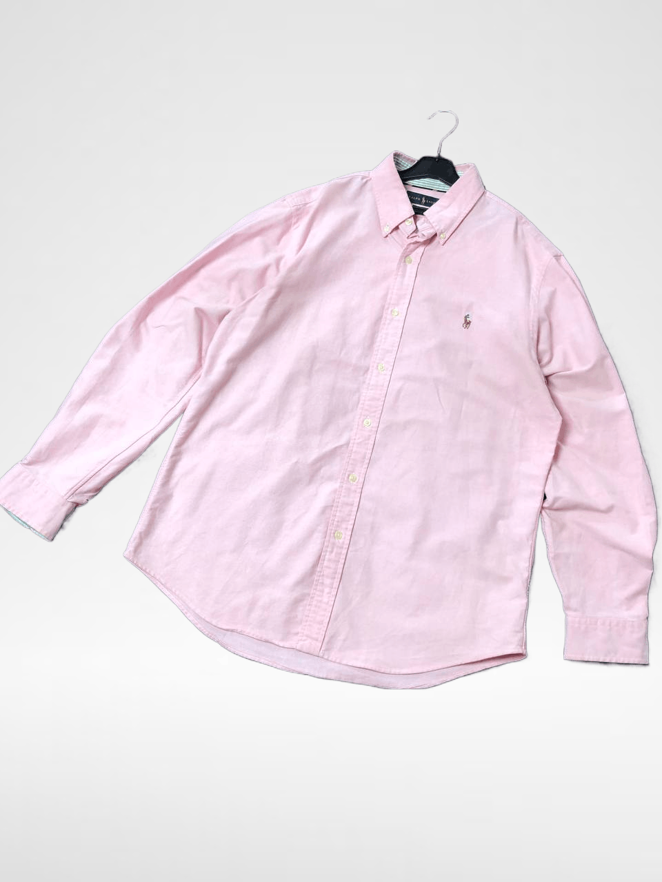 Ralph Lauren Logo Pink Classic Shirt Custom Fit Ralph Lauren Size US L / EU 52-54 / 3 - 1 Thumbnail