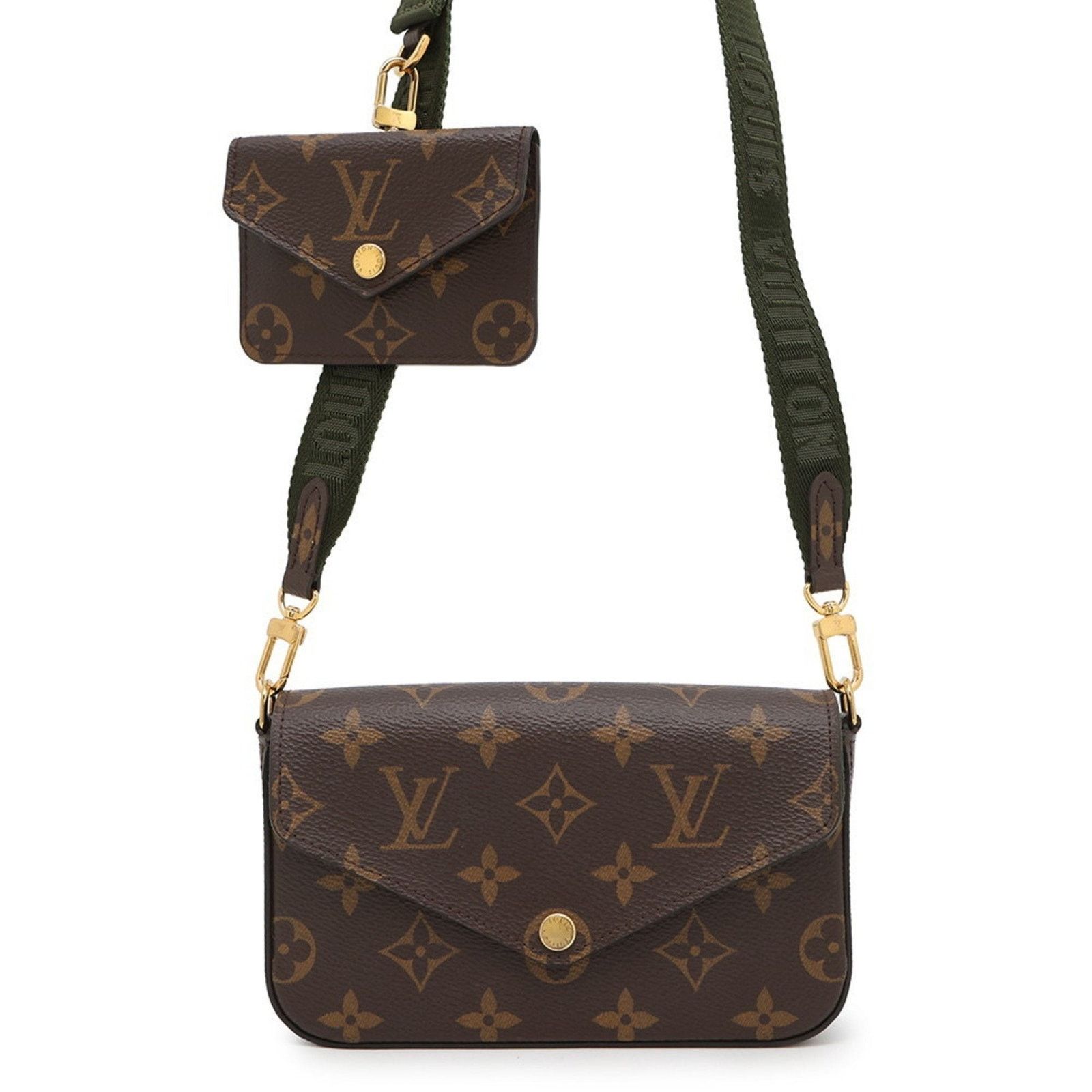 Louis Vuitton Monogram Canvas Green Shoulder Bags