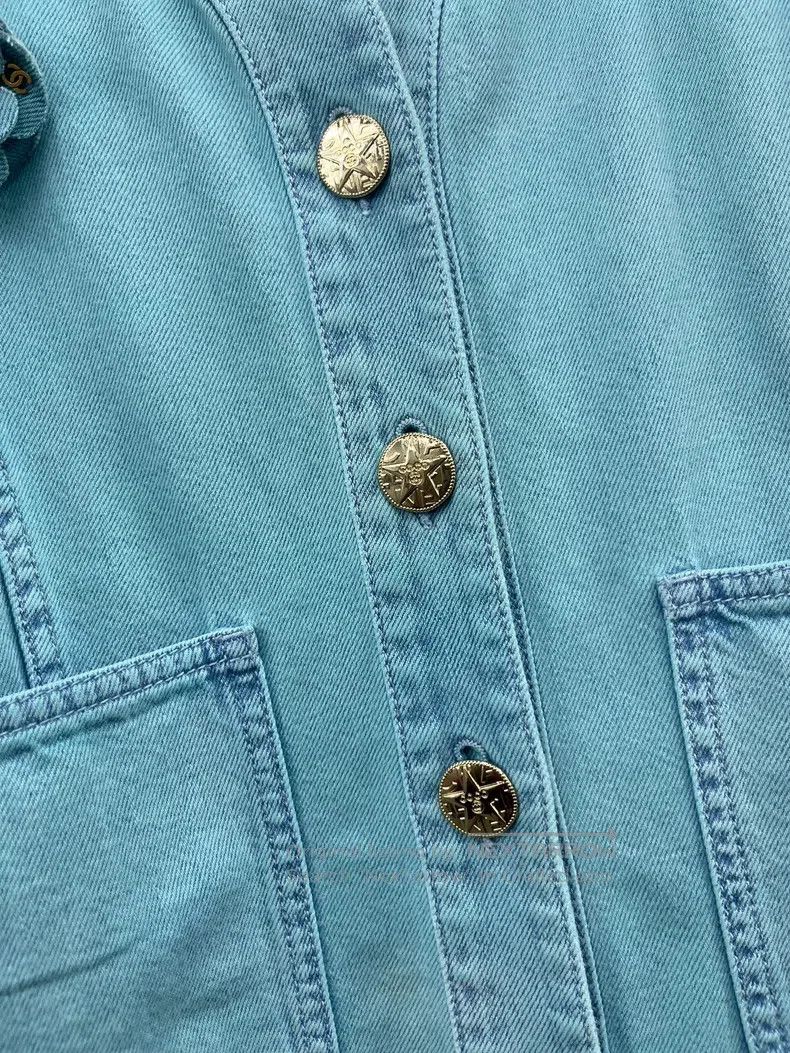 Chanel Chanel 21 Spring and Summer Blue Five-pointed Star Golden Size XS / US 0-2 / IT 36-38 - 3 Thumbnail