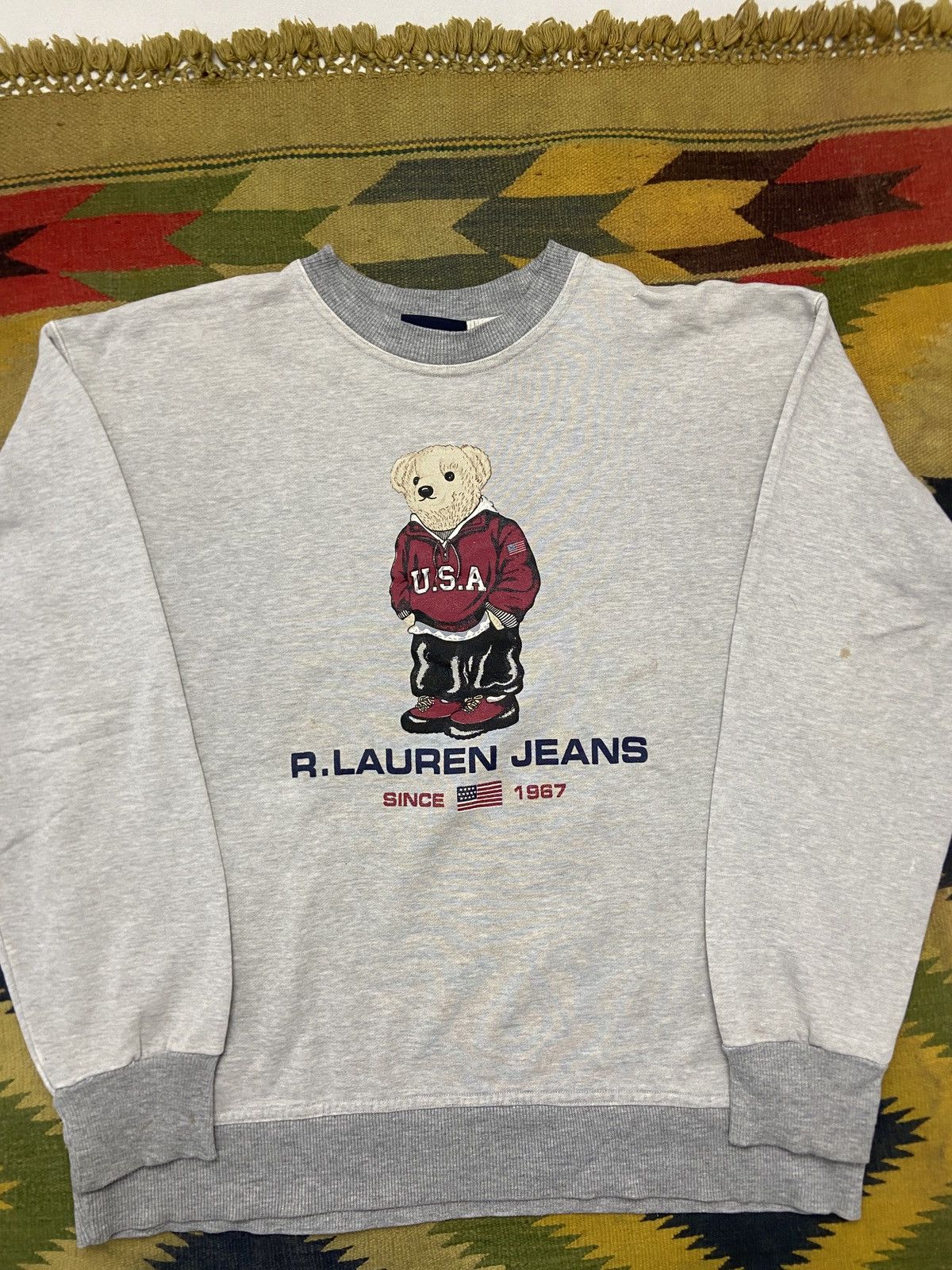 Polo Ralph Lauren × Vintage 🫵🏽NEED GONE🫵🏽 VINTAGE POLO BEAR by Ralph Laurend Size US L / EU 52-54 / 3 - 2 Thumbnail
