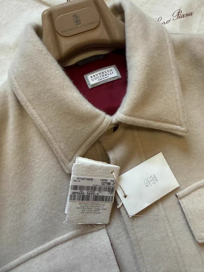 Brunello Cucinelli Brunello Cucinelli Cashmere Shirt Style Jacket Size US M / EU 48-50 / 2 - 3 Thumbnail