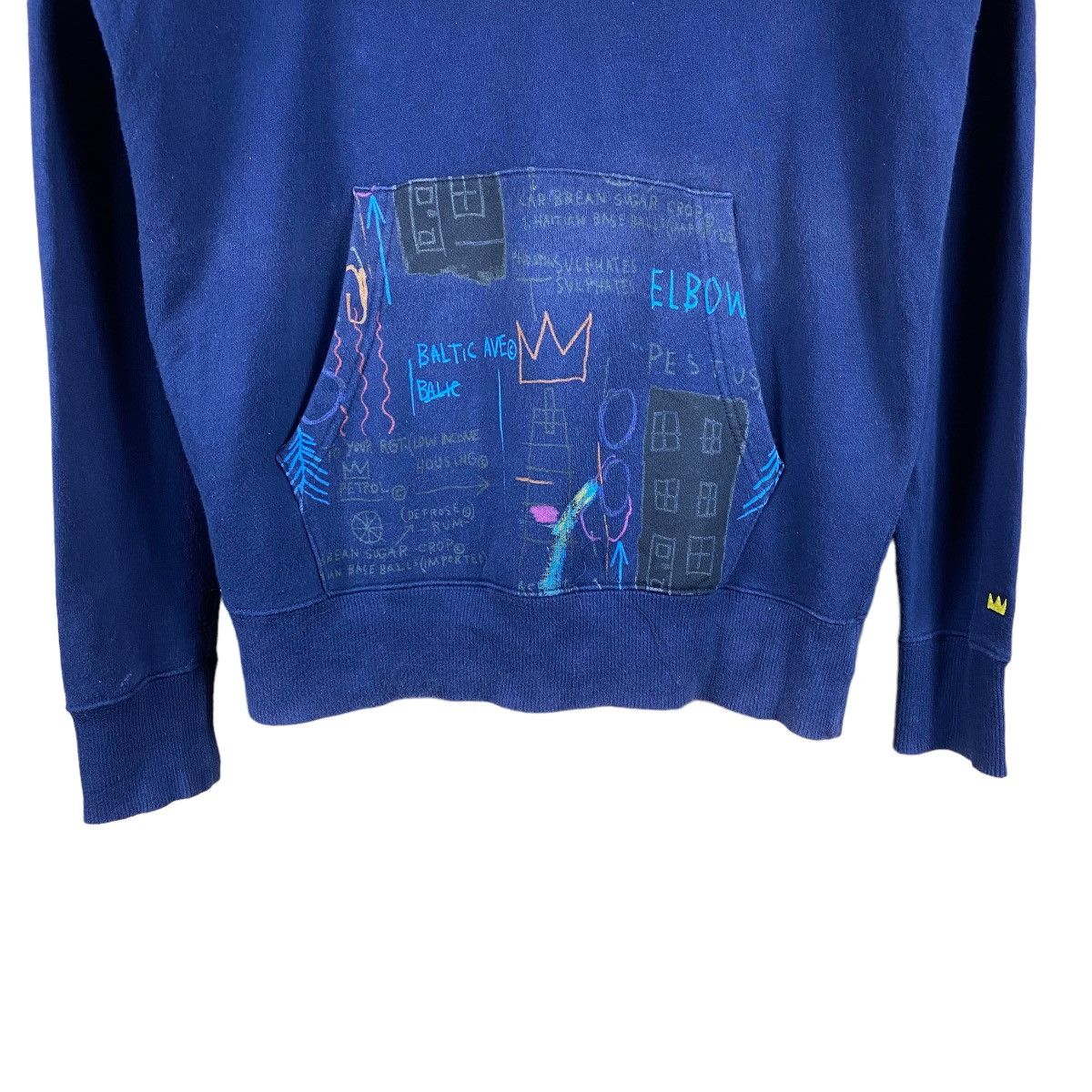 Jean-Michel Basquiat JMB NAVY COLOR HOODIE Size US M / EU 48-50 / 2 - 3 Thumbnail