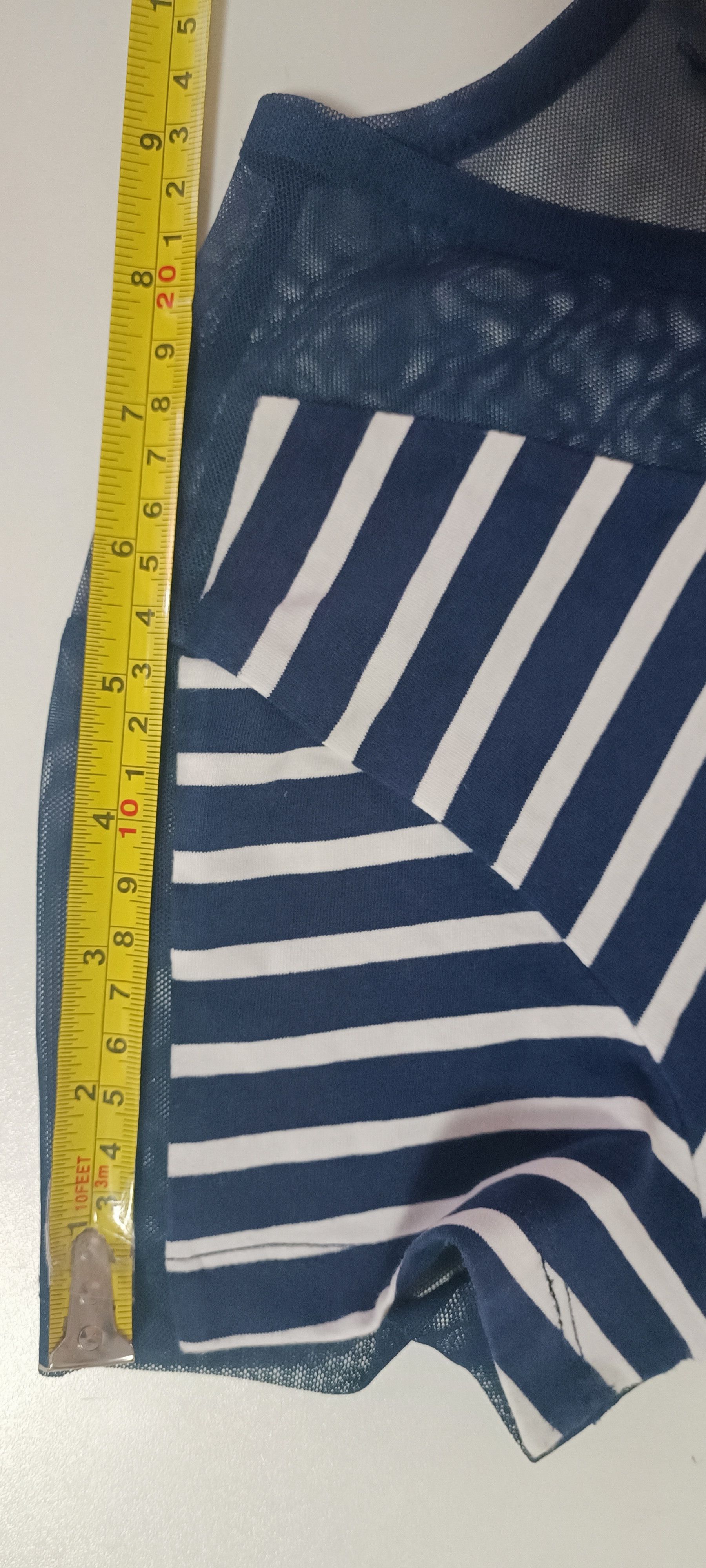 Jean Paul Gaultier Stripes Bi-material T-shirt Size M / US 6-8 / IT 42-44 - 24 Thumbnail