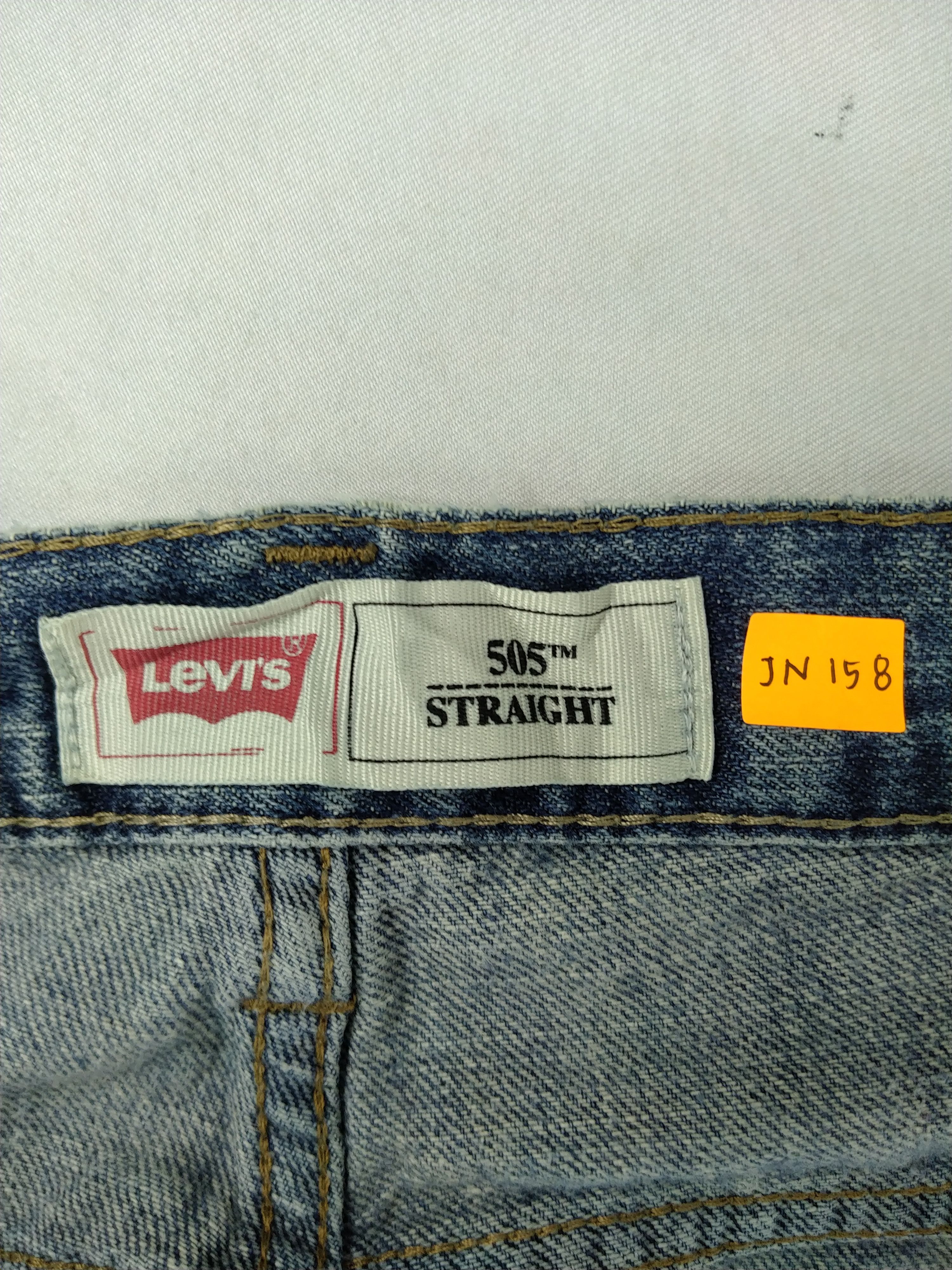 Levi's Vintage Levi's 505 Straight Distressed Denim 37x28 -JN158 Size US 37 - 13 Thumbnail