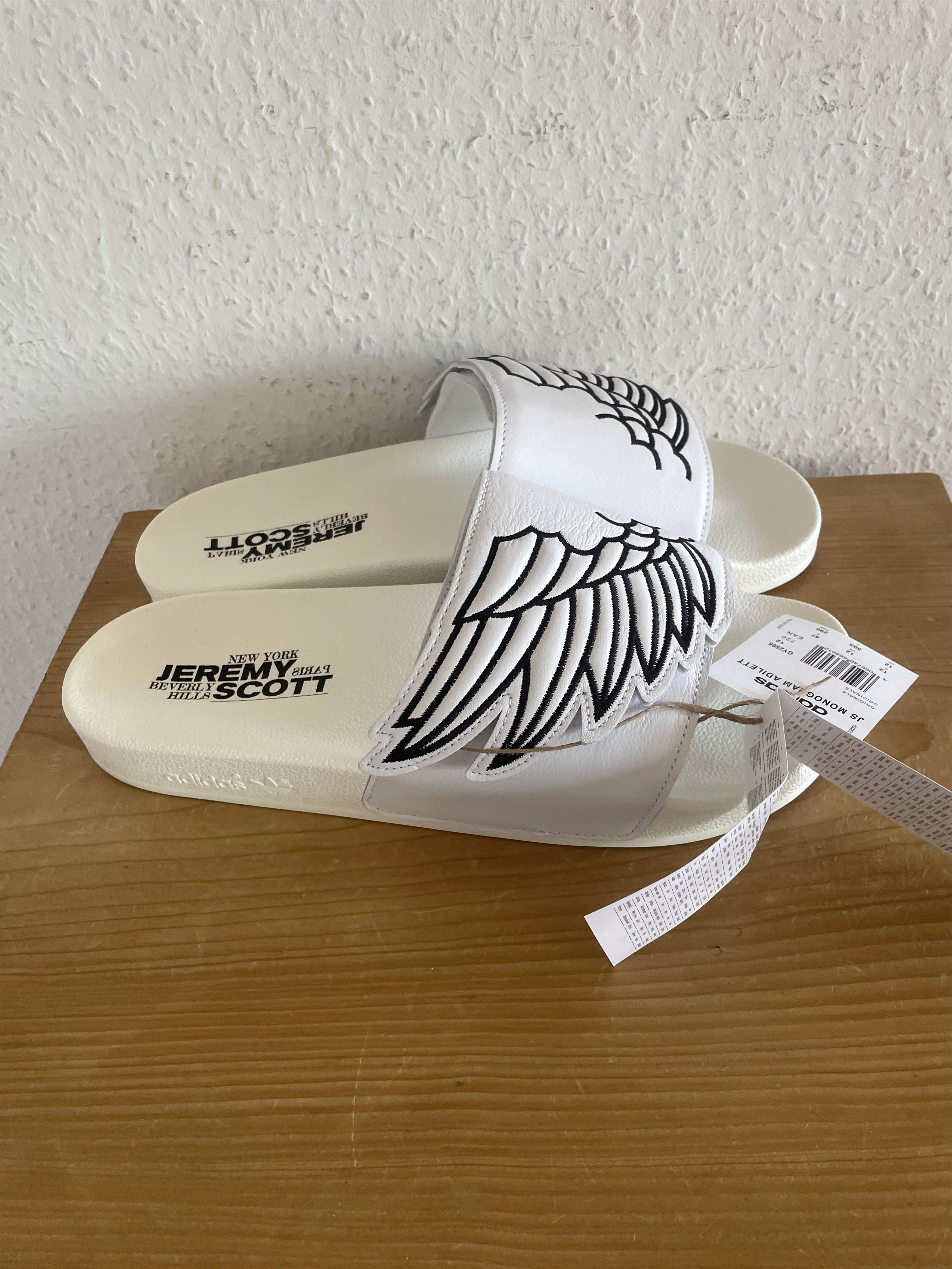 Adidas × Jeremy Scott Wings Adilette Slides Size US 12 / EU 45 - 6 Thumbnail