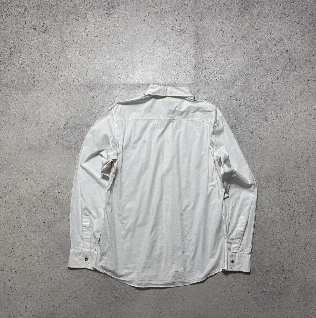 Vivienne Westwood Vivienne Westwood White Luxury Button Up Shirt Size 58 Size US XXL / EU 58 / 5 - 11 Thumbnail