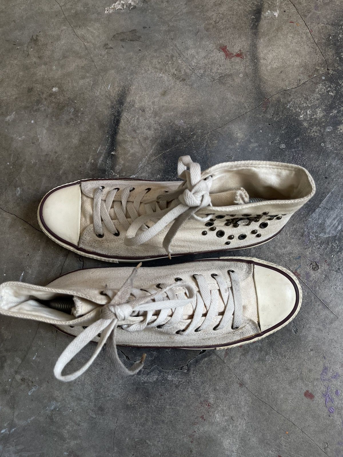 PPFM PPFM Studded High Top Sneakers Size US 9.5 / EU 42-43 - 2 Thumbnail