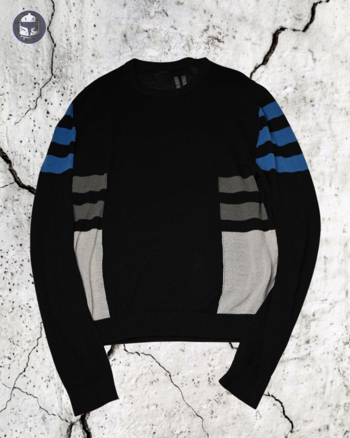 Rick Owens Rick Owens SS20 Tecuatl Geometric Paneled Knit Sweater Size US XL / EU 56 / 4 - 1 Thumbnail