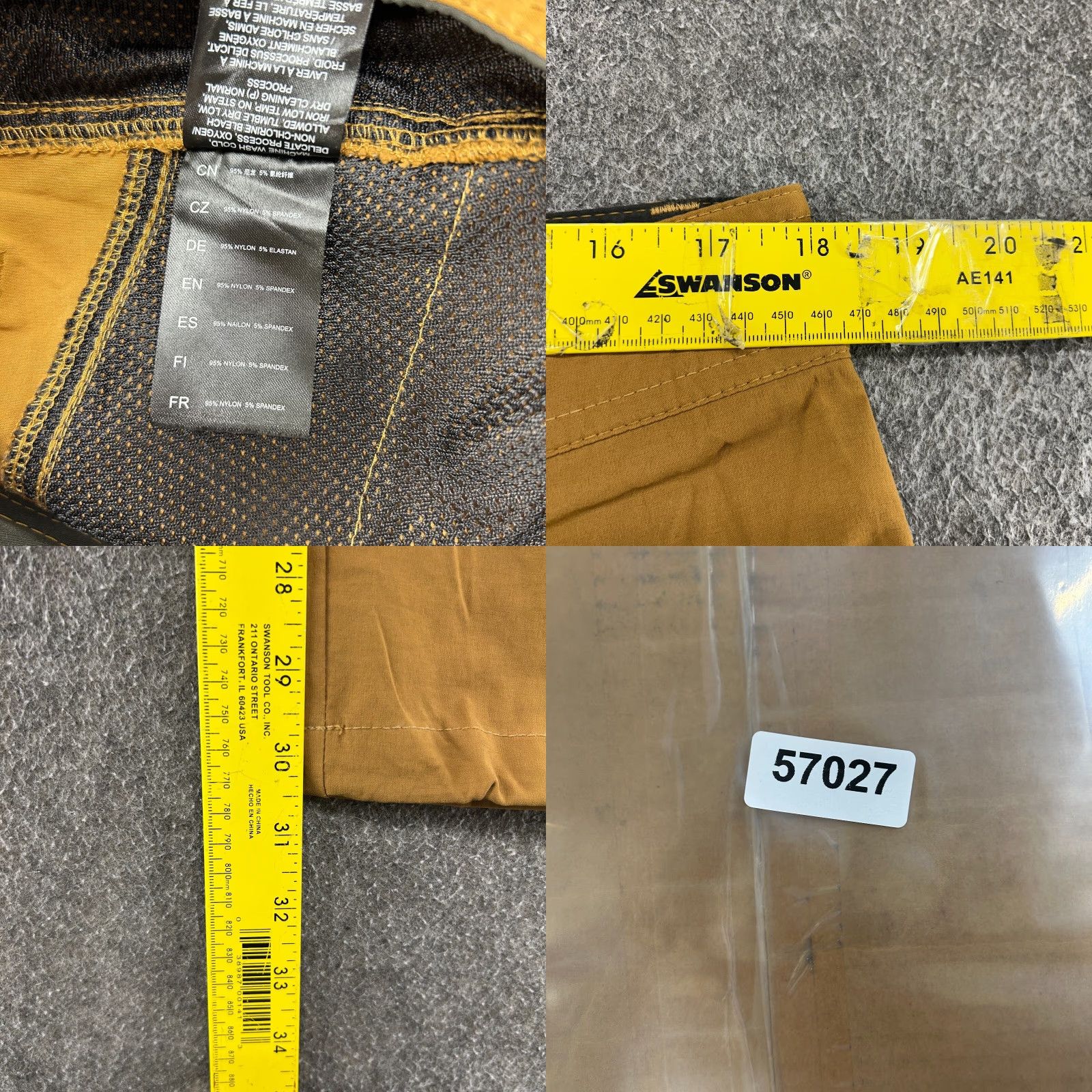 Vintage Kuhl Pants Mens 36x32 Cargo Nylon Stretch Lightweight Brown Tan 5-Pocket Straight Regular Vintage: No Size US 36 / EU 52 - 8 Thumbnail