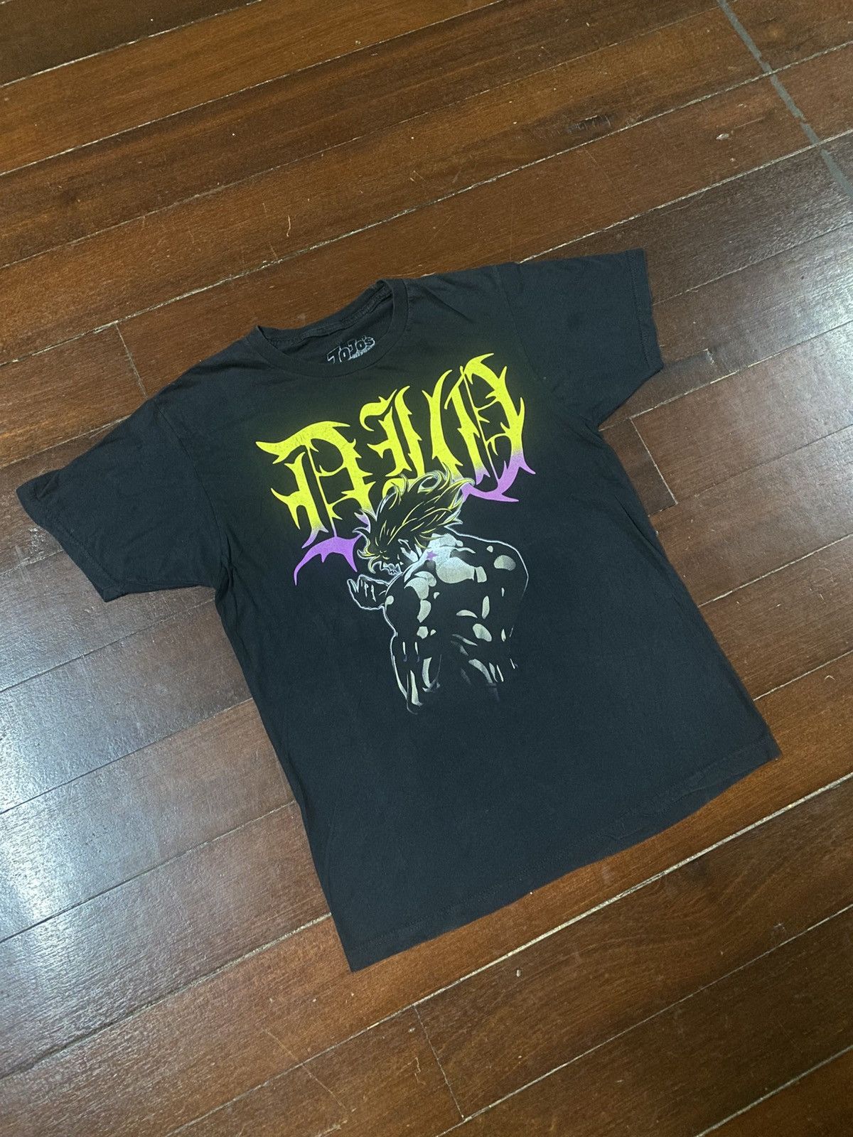 Anime JOJO'S BIZARRE ADVENTURE DIO BRANDO ANIME Y2K TEE Size US M / EU 48-50 / 2 - 2 Thumbnail