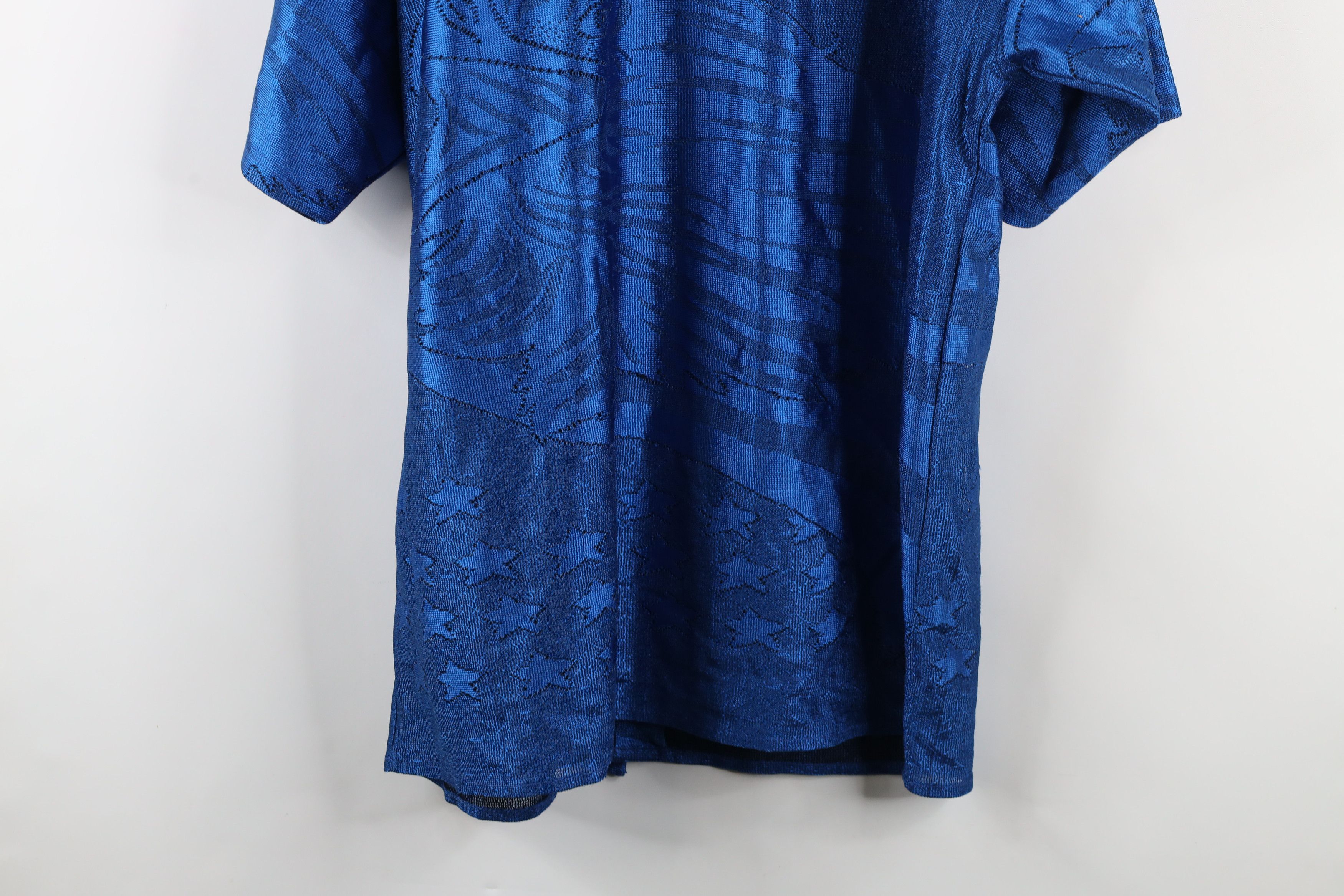Vintage Vintage 90s Y2K Streetwear All Over Print Knit Button Shirt Size US XXL / EU 58 / 5 - 9 Thumbnail
