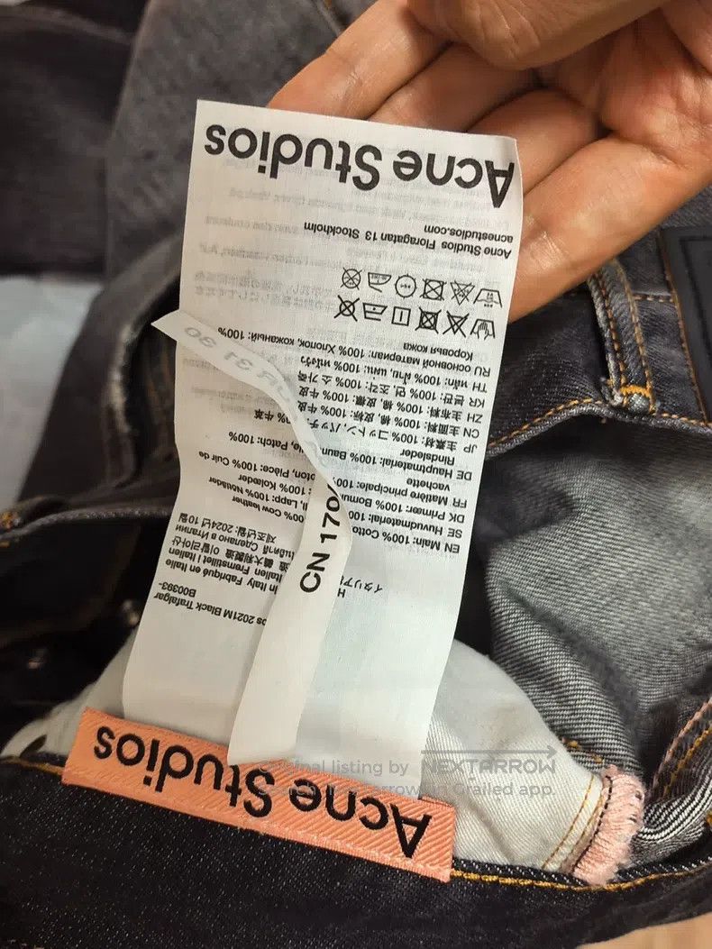 Acne Studios Acne Studios Splattered Denim Jeans Size US 30 / EU 46 - 7 Thumbnail