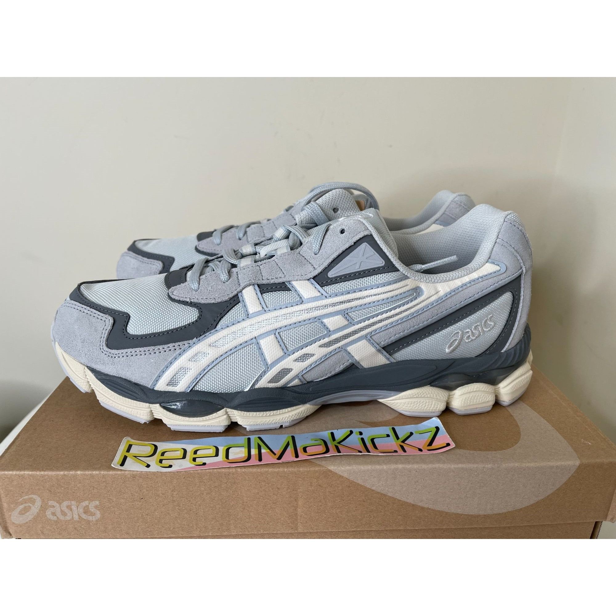 Asics Asics Gel NYC 2055 Glacier Grey Cream UNISEX WOMENS 8.5US Size US 8.5 / IT 38.5 - 1 Thumbnail