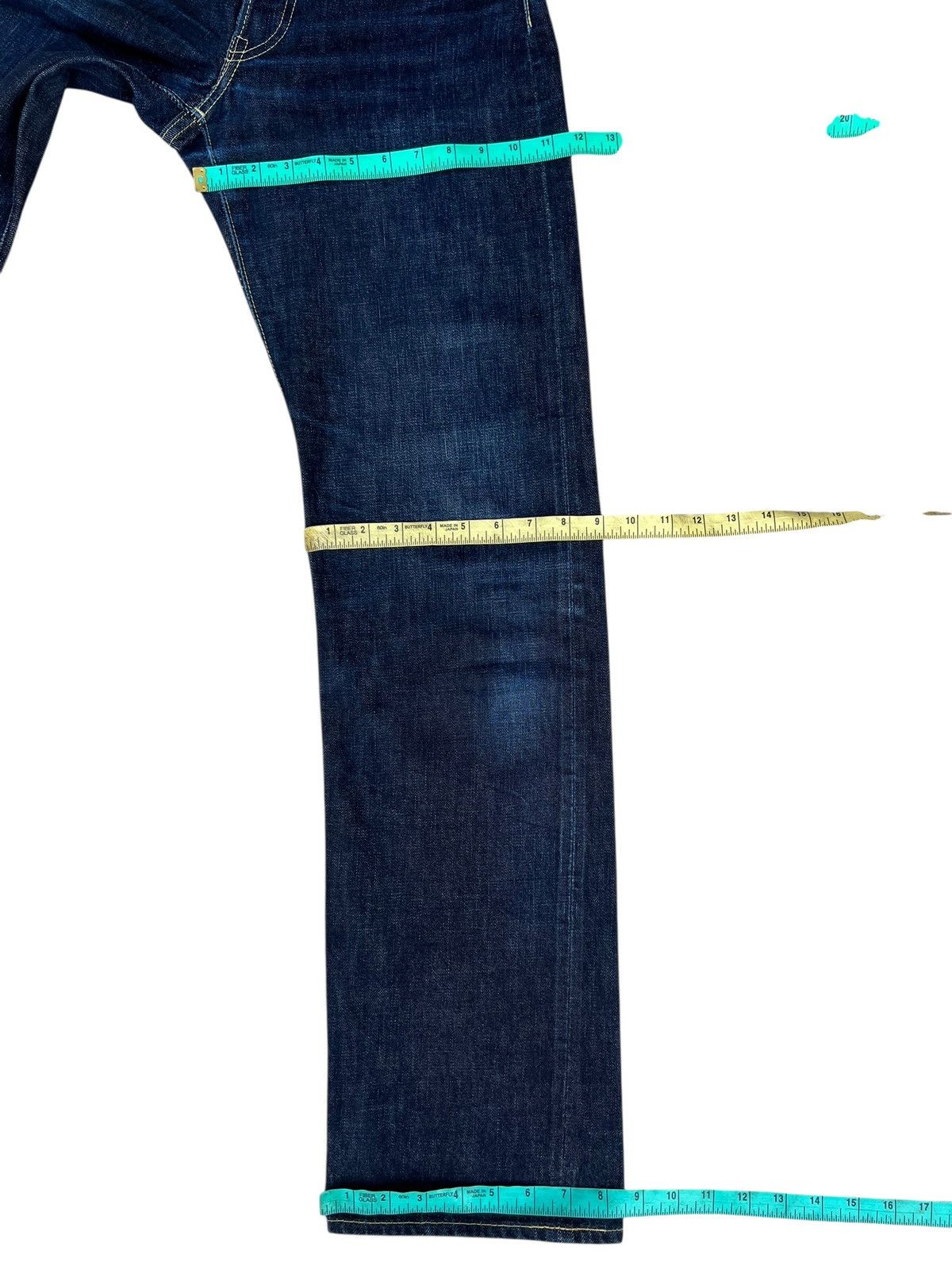 The Real McCoy's Vintage The Real McCoy Fade Blue Denim Selvedge Jeans Size US 30 / EU 46 - 5 Thumbnail