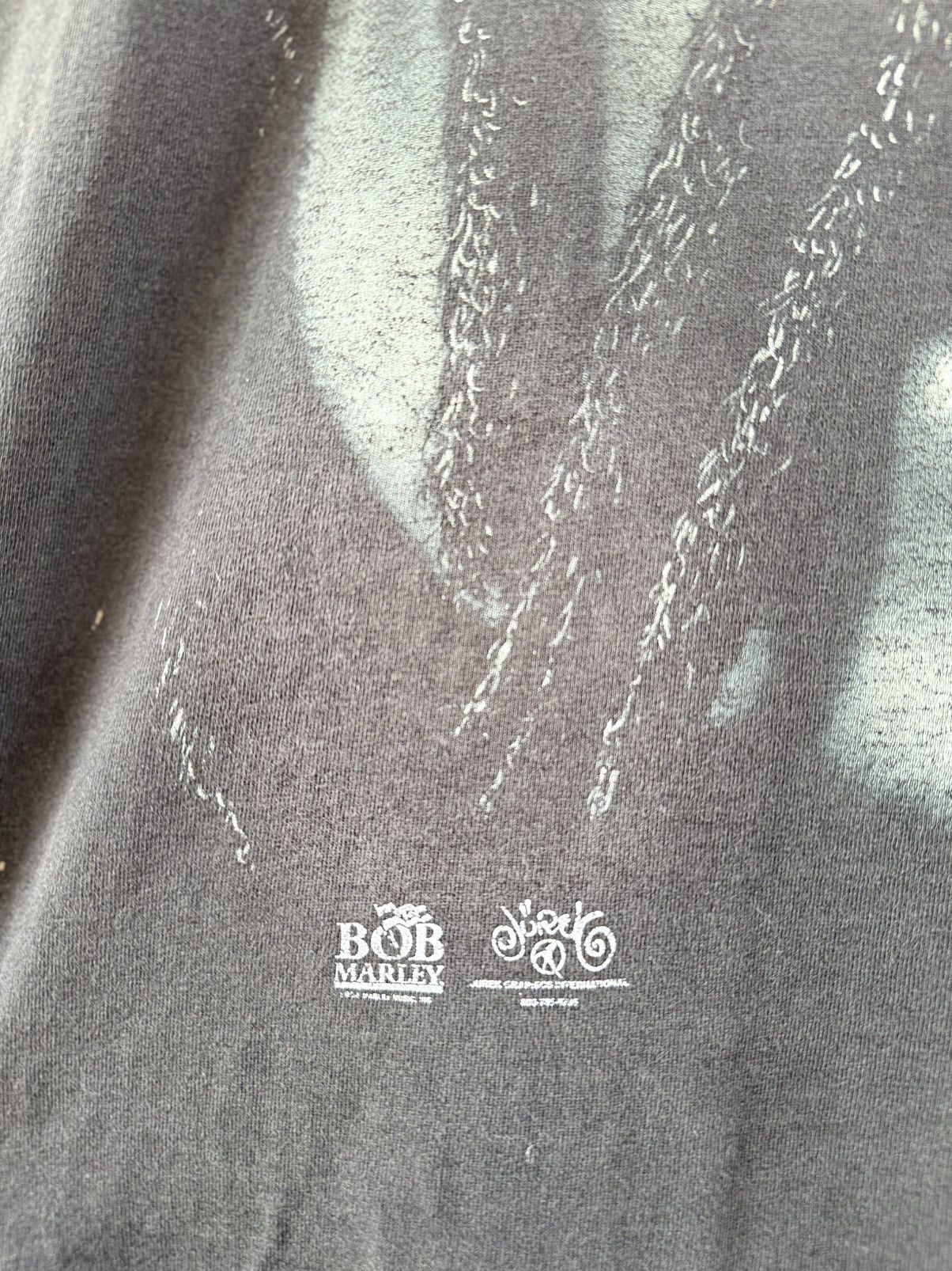 Band Tees Thrashed Vintage 90s Bob Marley Ragga Muffins Festival Faded Size US L / EU 52-54 / 3 - 4 Thumbnail