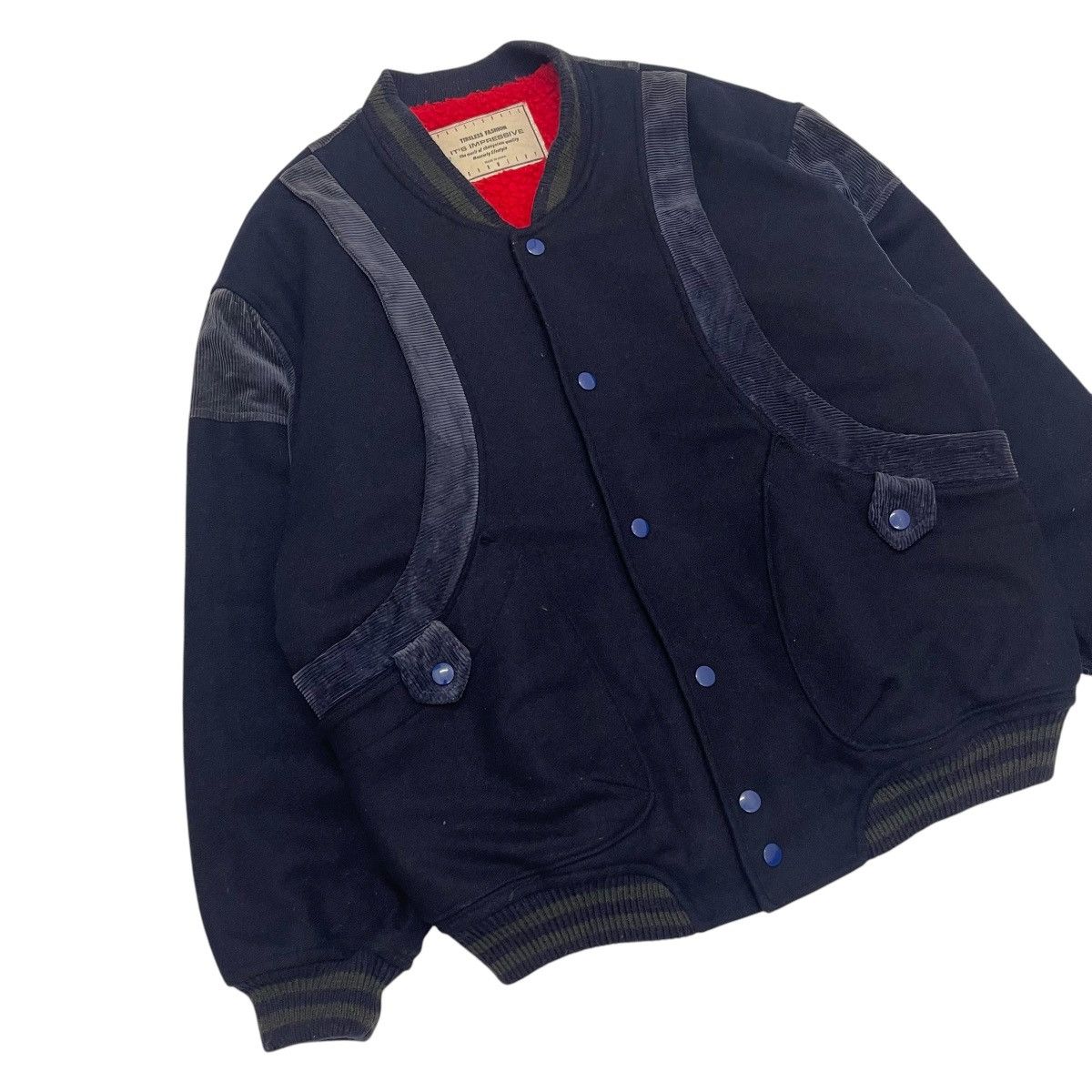 Japanese Brand Vintage Passionate Johnweery Wool Bomber Jacket Size US M / EU 48-50 / 2 - 6 Thumbnail