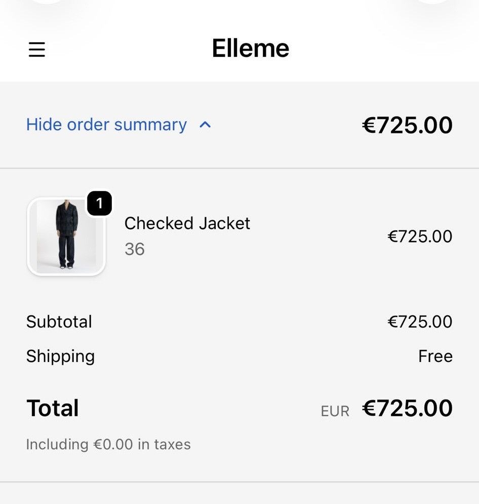 Elleme Elleme Paris Checked Jacket/Coat Size XS / US 0-2 / IT 36-38 - 5 Thumbnail