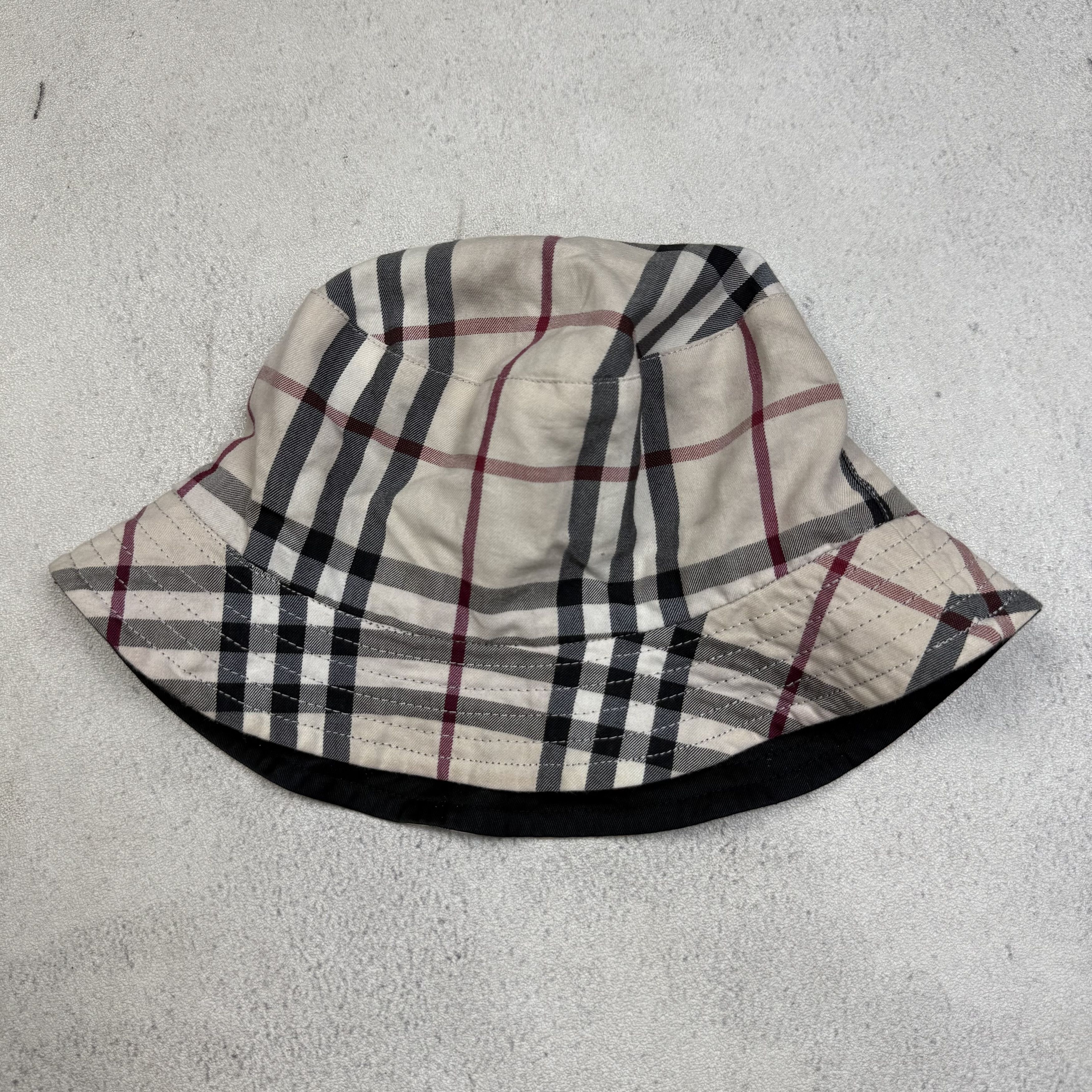 Burberry Vintage Burberry Nova Check Reversible Bucket Hat Size ONE SIZE - 5 Thumbnail