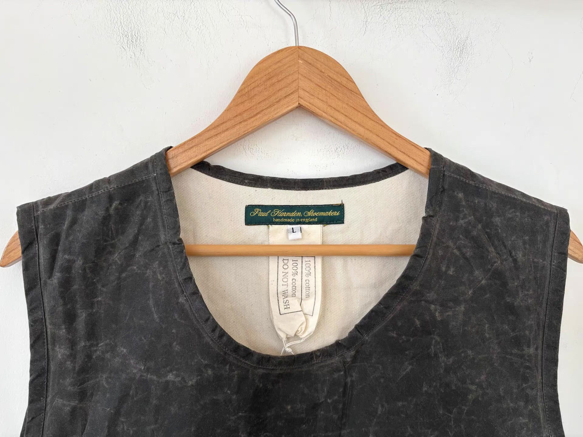 Paul Harnden Shoemakers Paul Harnden 24SS Waxed Waistcoat Ｑ21 Size US L / EU 52-54 / 3 - 3 Thumbnail