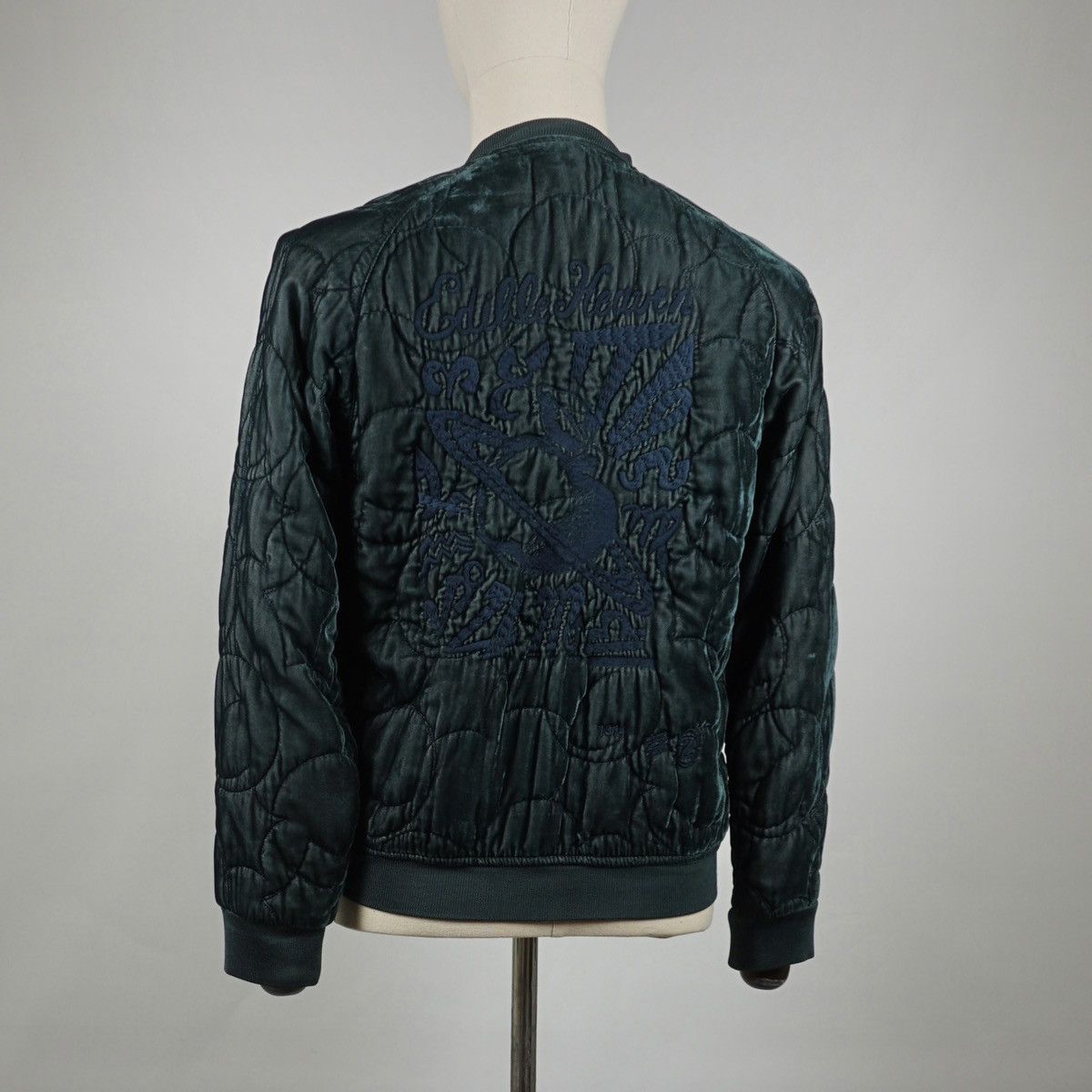 CABANE de ZUCCa AW02/ Cabane De Zucca Embroidery Velvet Bomber Size US S / EU 44-46 / 1 - 3 Thumbnail
