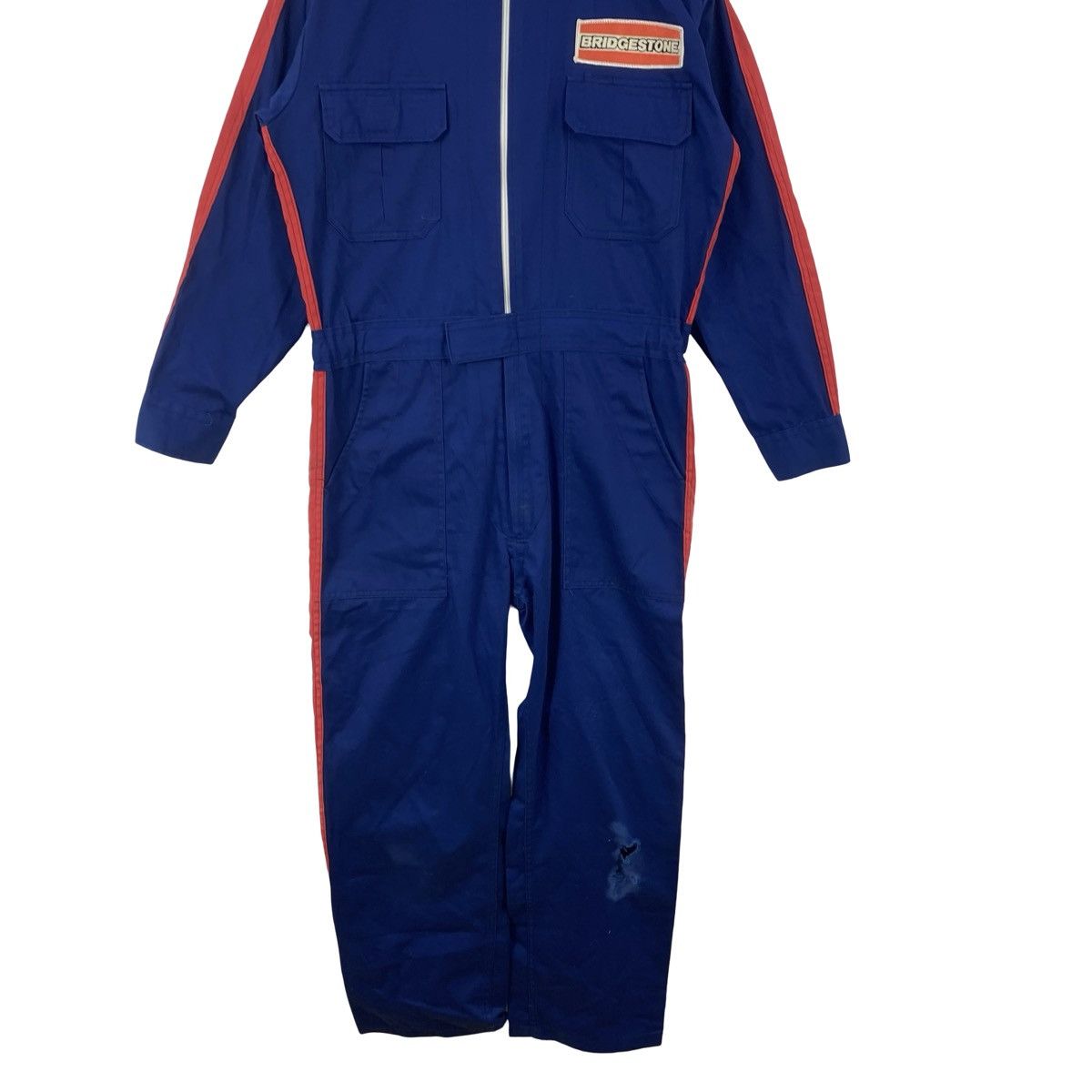 Vintage Vintage BRIDGESTONE RACING MOTOR Sports Workwear Coverall Size US 36 / EU 52 - 5 Thumbnail