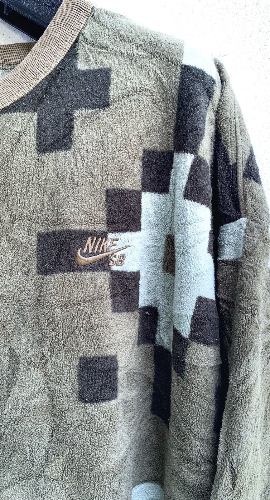 Nike SB Vintage NIKE SB Fleece Sweatshirt with single pocket Size US XL / EU 56 / 4 - 3 Thumbnail