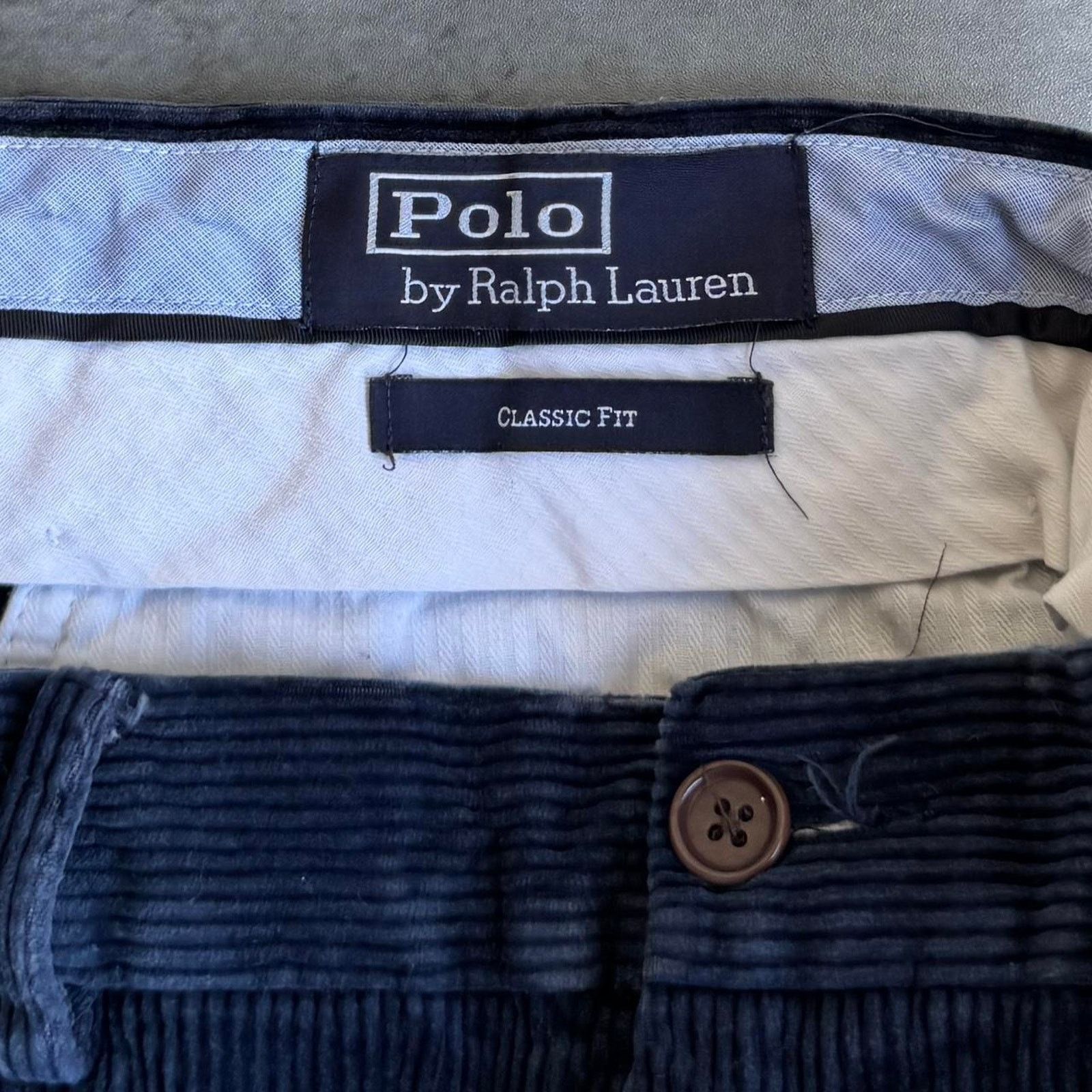 Polo Ralph Lauren × Vintage Vintage Polo Ralph Lauren Corduroy Skater Grunge Y2K Pants Size US 34 / EU 50 - 4 Thumbnail