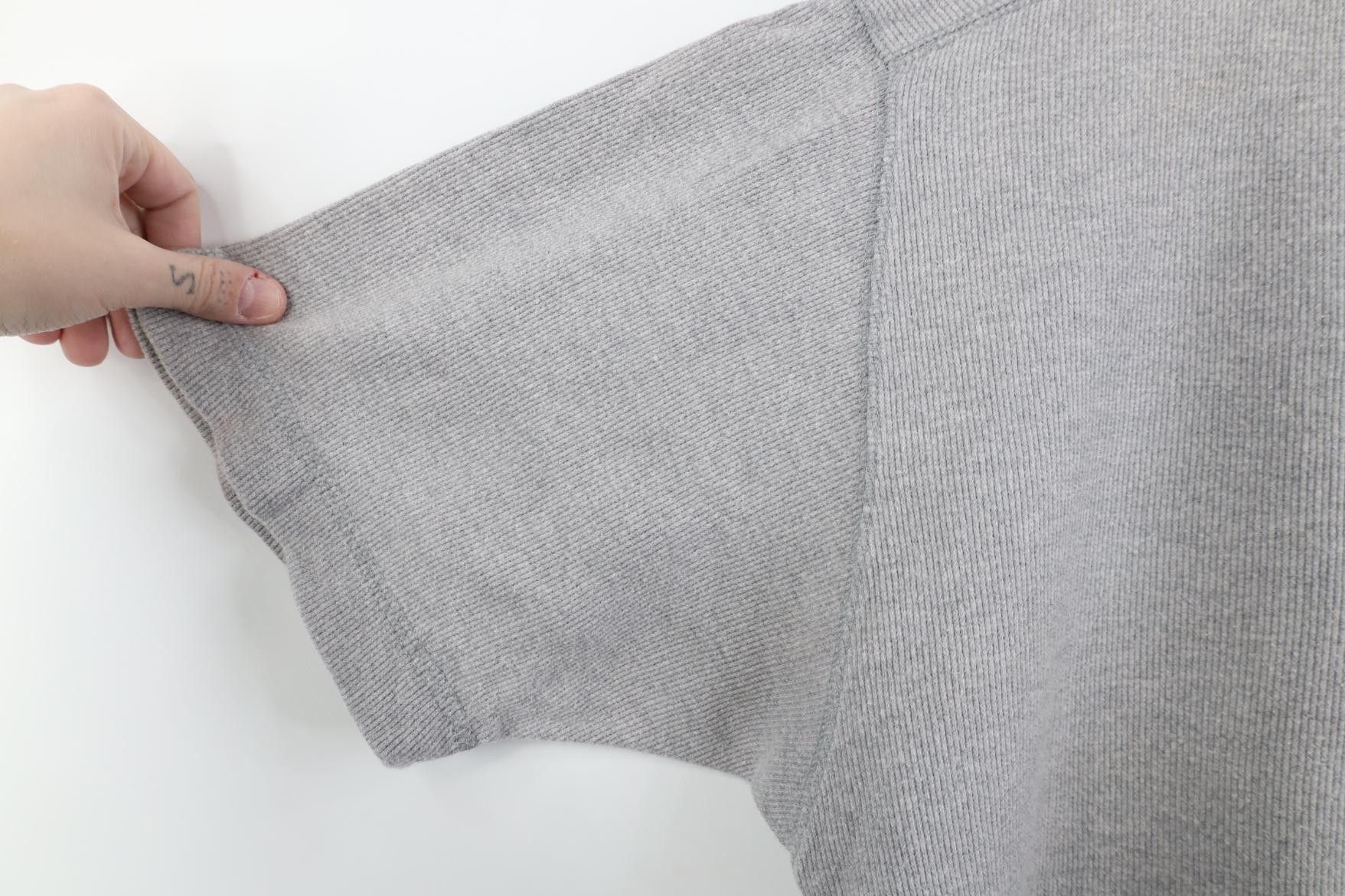 Levi's Vintage 90s Levis Knit Short Sleeve Henley T-Shirt Gray Size US XL / EU 56 / 4 - 10 Thumbnail