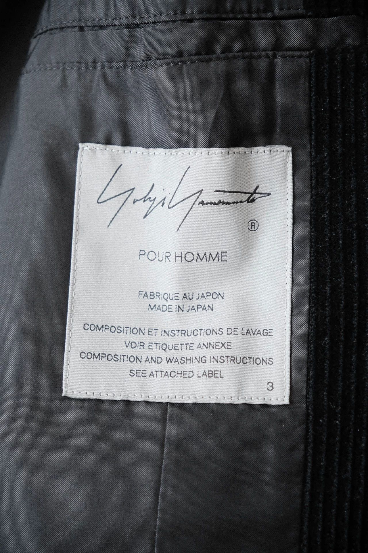Yohji Yamamoto Yohji Yamamoto 22aw Vintage Wool Corduroy Blazer Men's Size US L / EU 52-54 / 3 - 9 Thumbnail