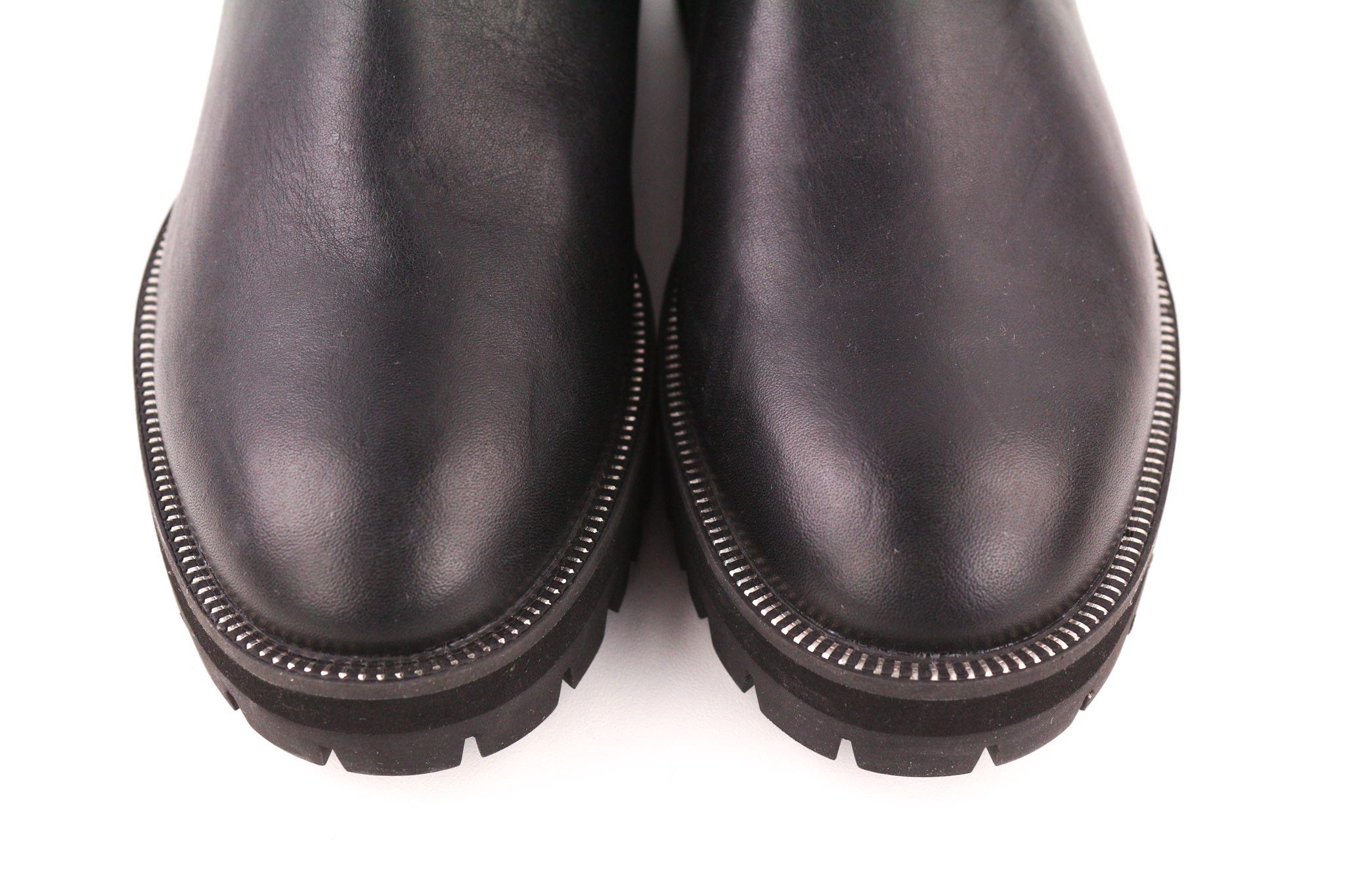 Timberland EU36 Black Logo ReBOTL Leather High Top Boots 79859 Size US 5 / IT 35 - 4 Thumbnail