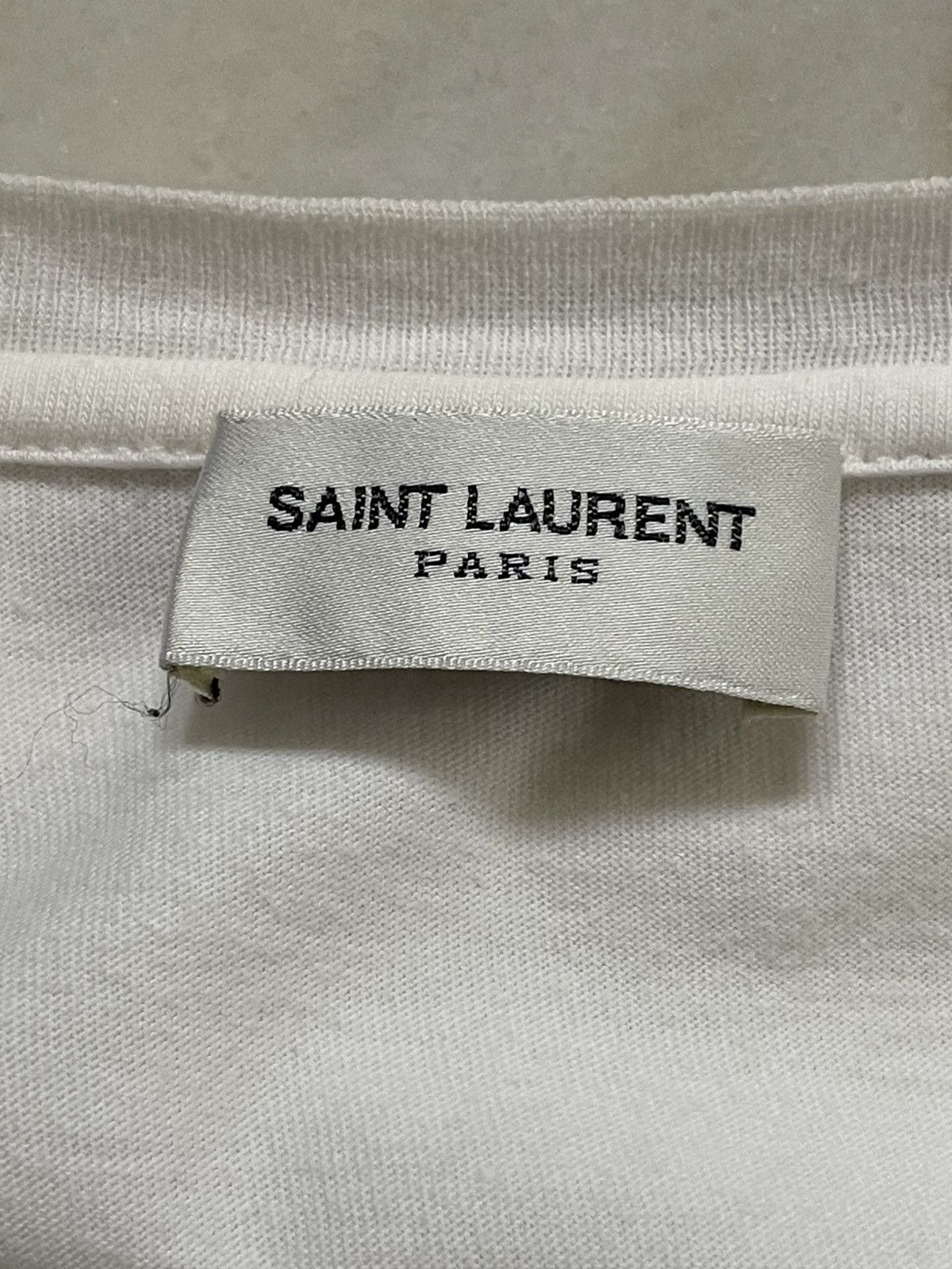 Saint Laurent Paris 2021 Saint Laurent Paris Reverse Tee Size US S / EU 44-46 / 1 - 11 Thumbnail