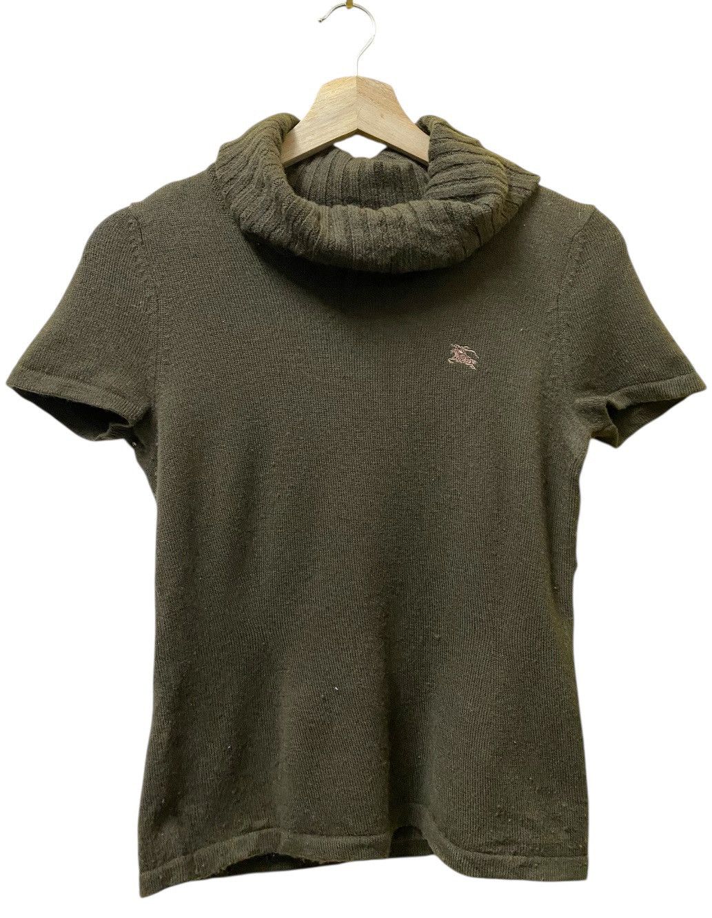 Burberry Burberry knit Shirt Small Logo Green Colour Size S / US 4 / IT 40 - 1 Thumbnail
